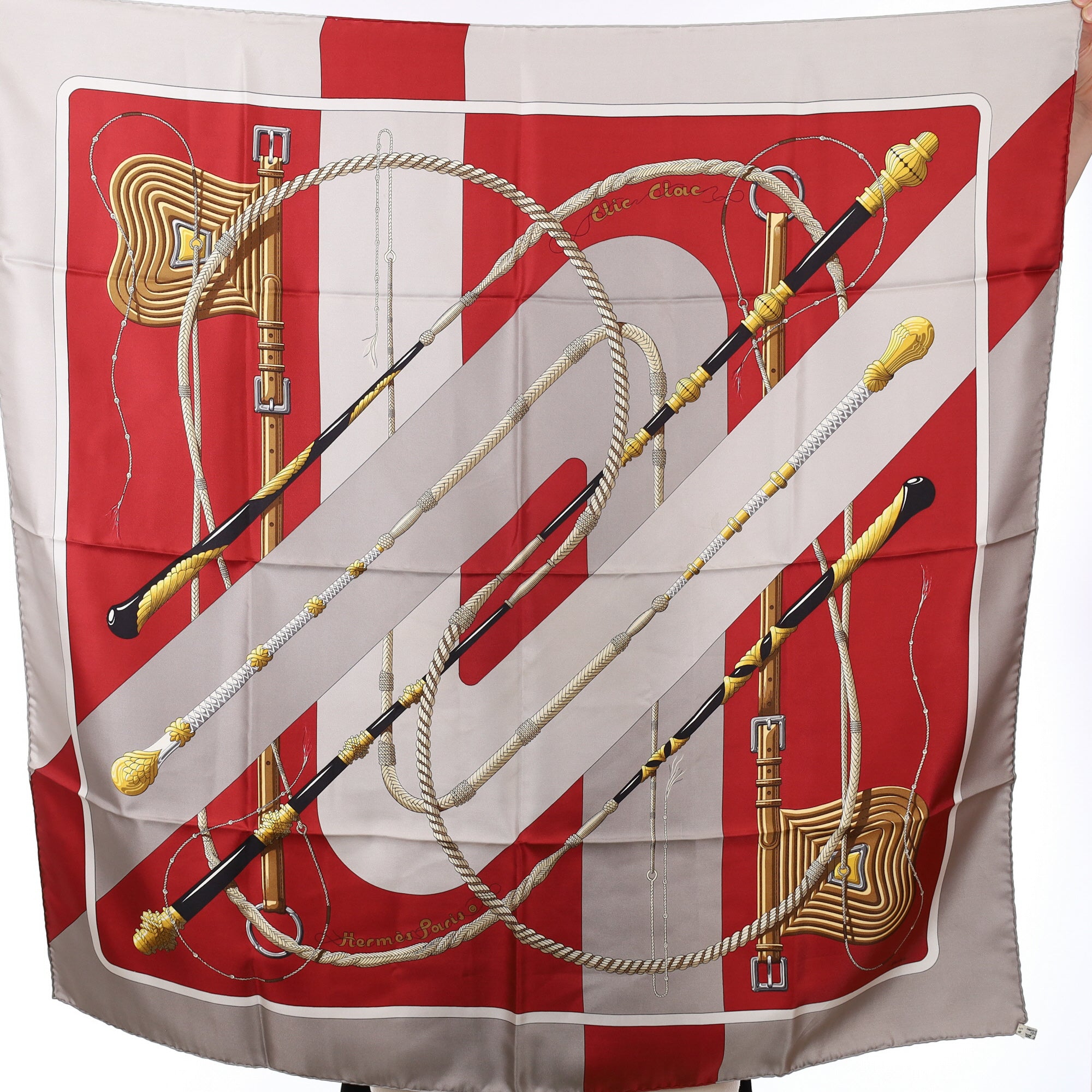 Hermès Clic Clouc Silk Scarf
