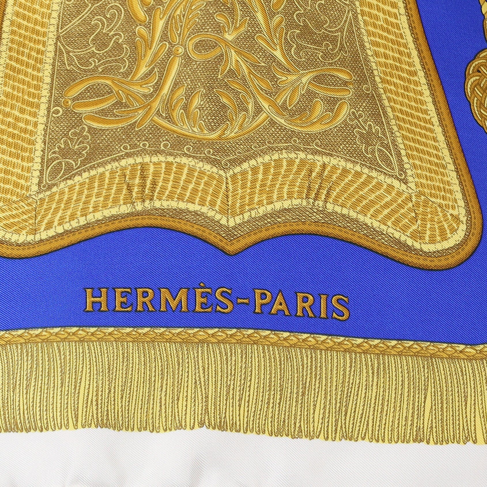 Hermès Poste et Cavalerie Silk Scarf