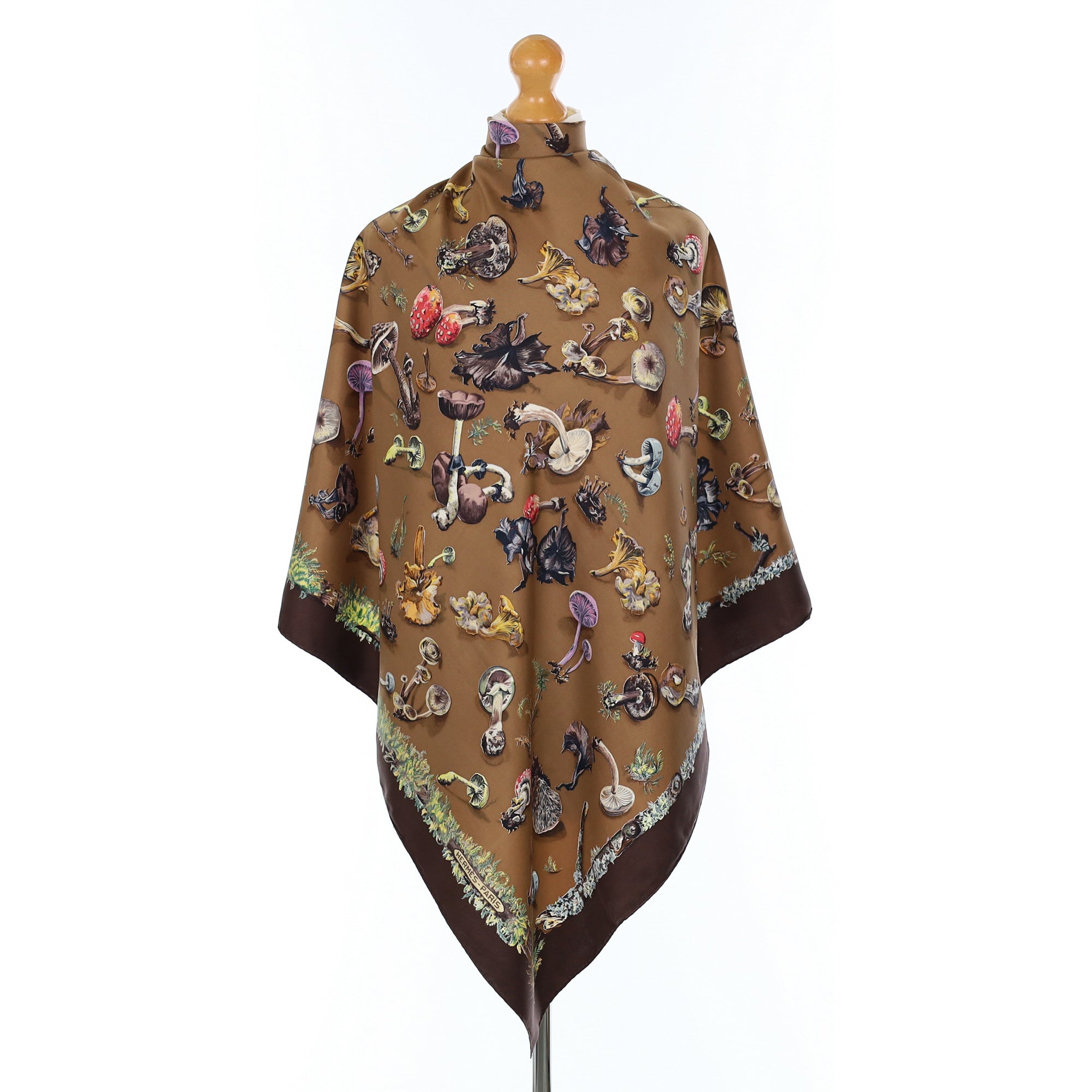Hermès Les Champignons II Silk Scarf