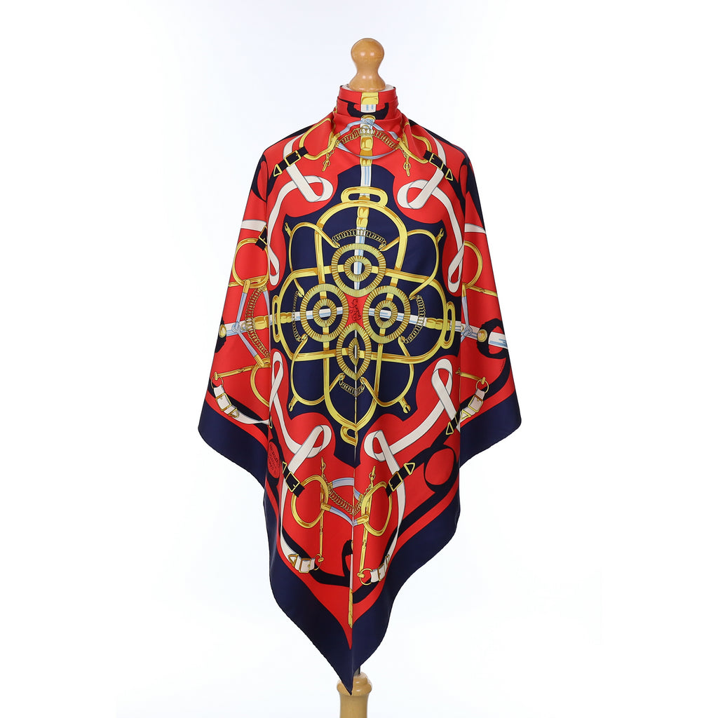 Hermès Eperon D’or Silk Scarf