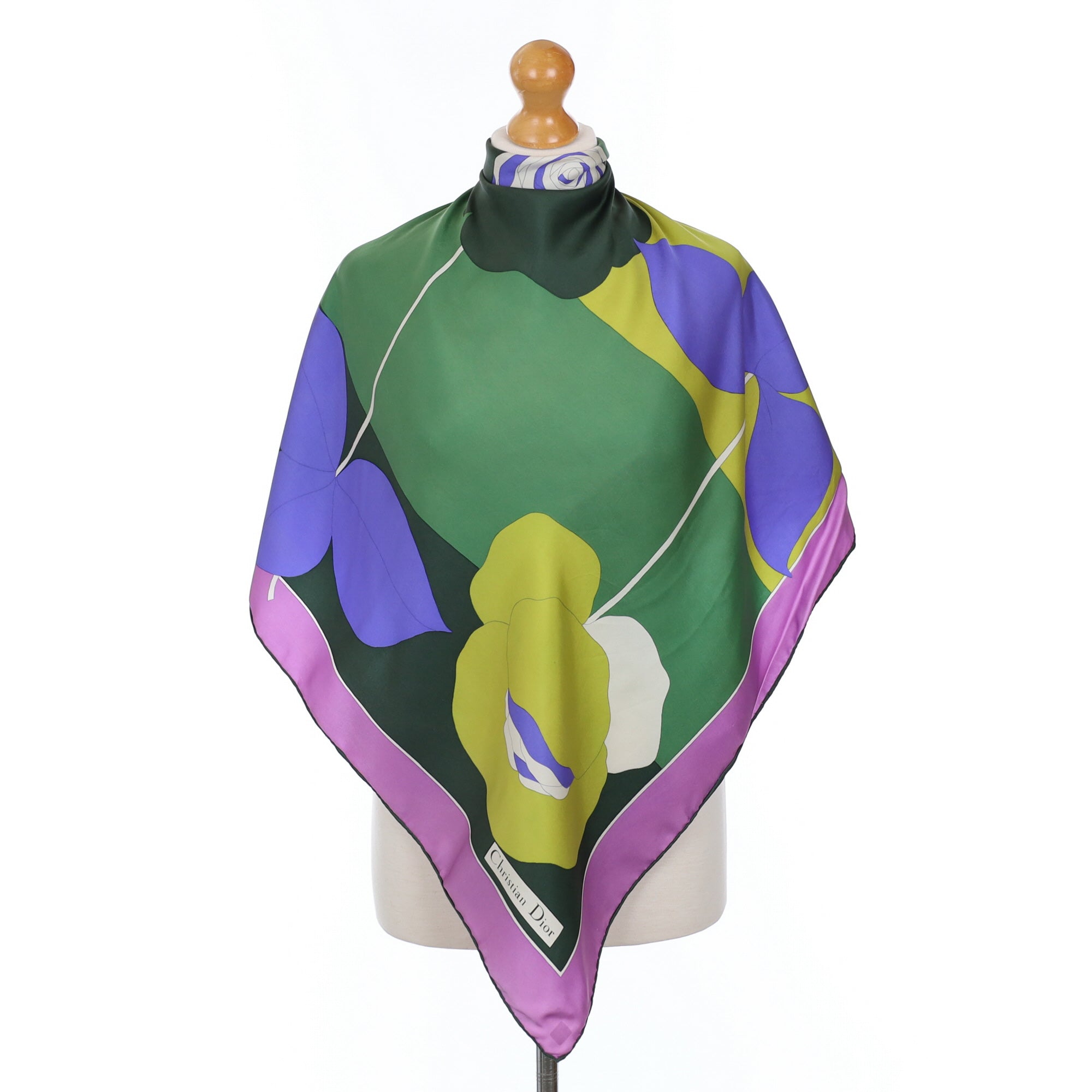 Christian Dior Vintage Silk Scarf