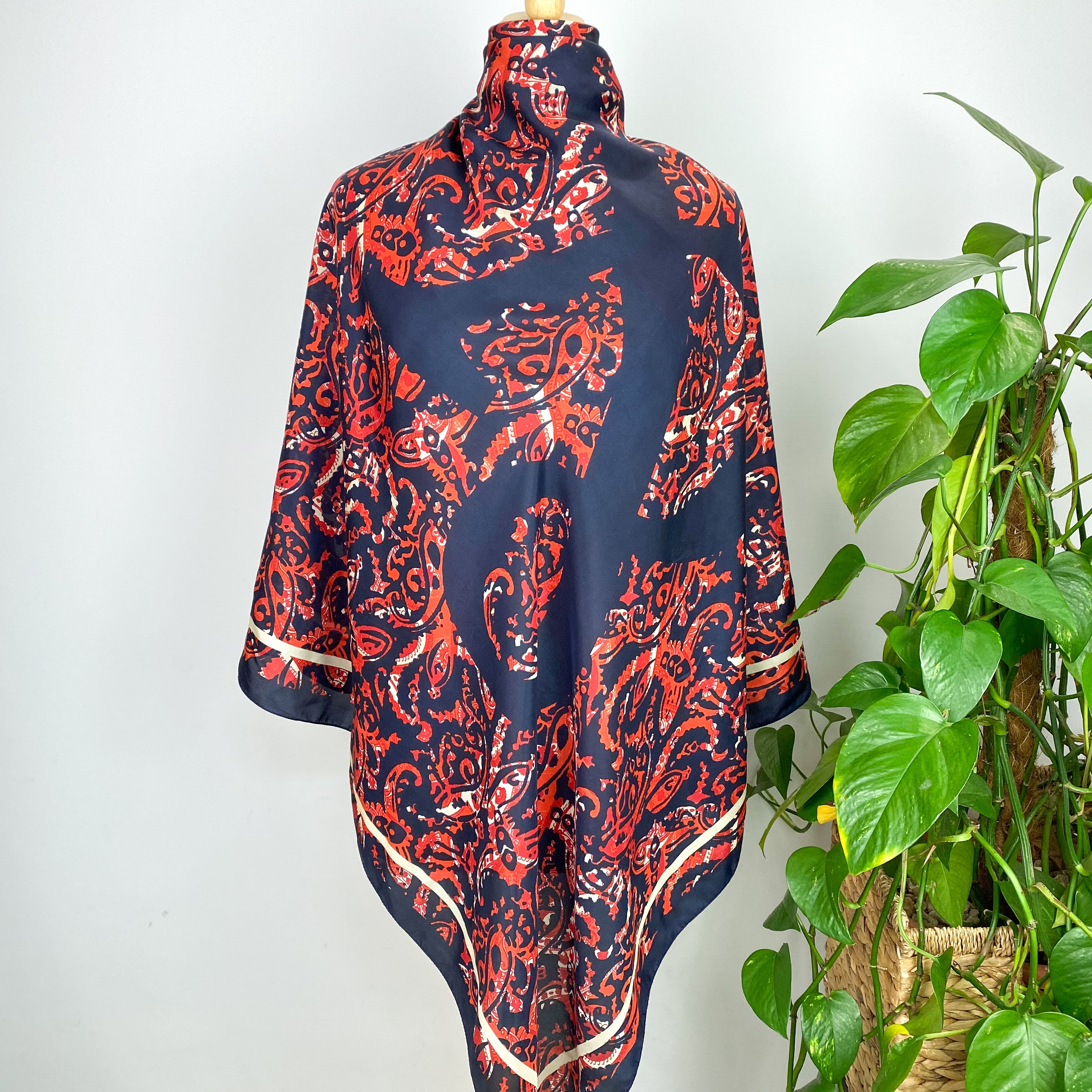 Modern Sandwich Silk Scarf