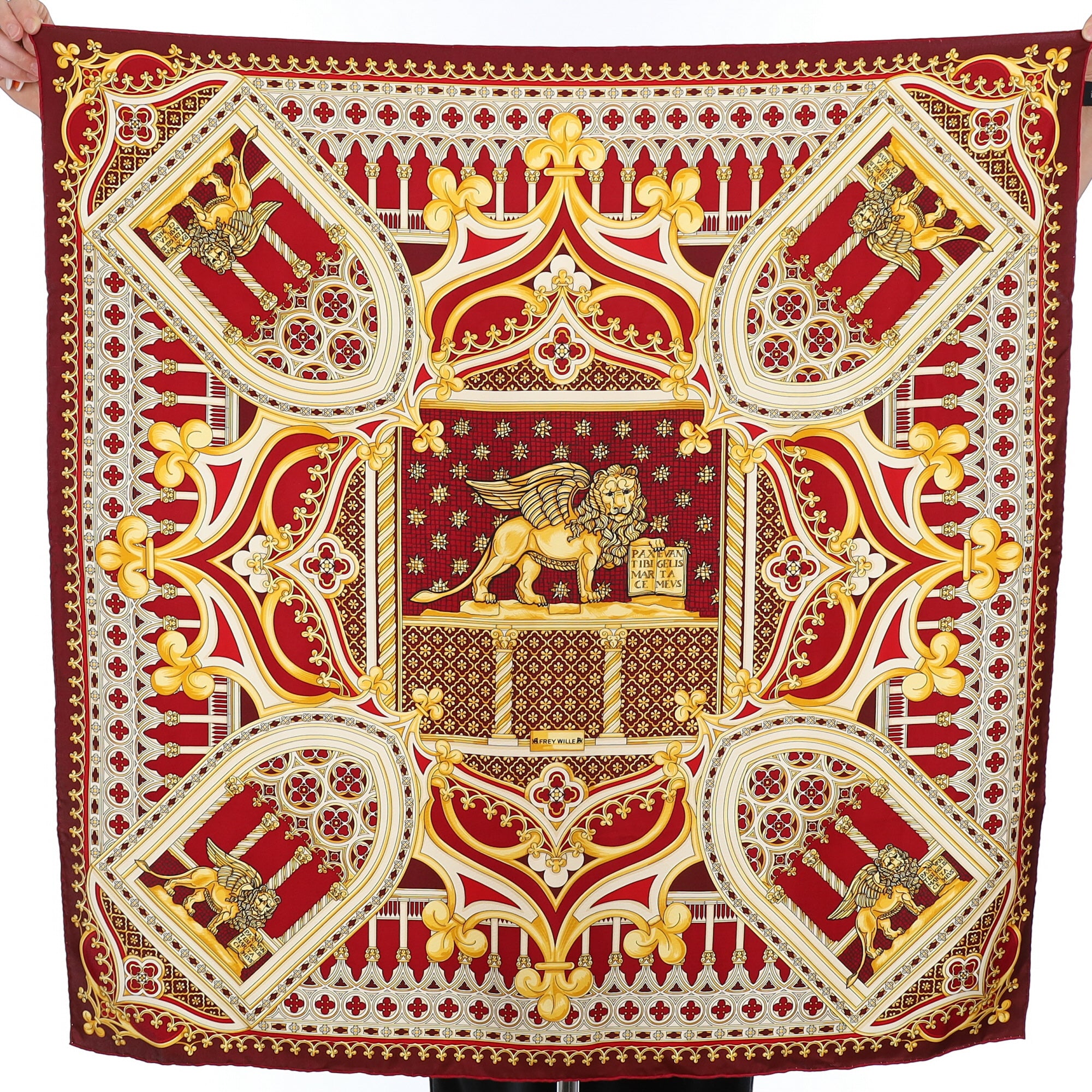 Brand New Boxed Frey Wille Silk Scarf