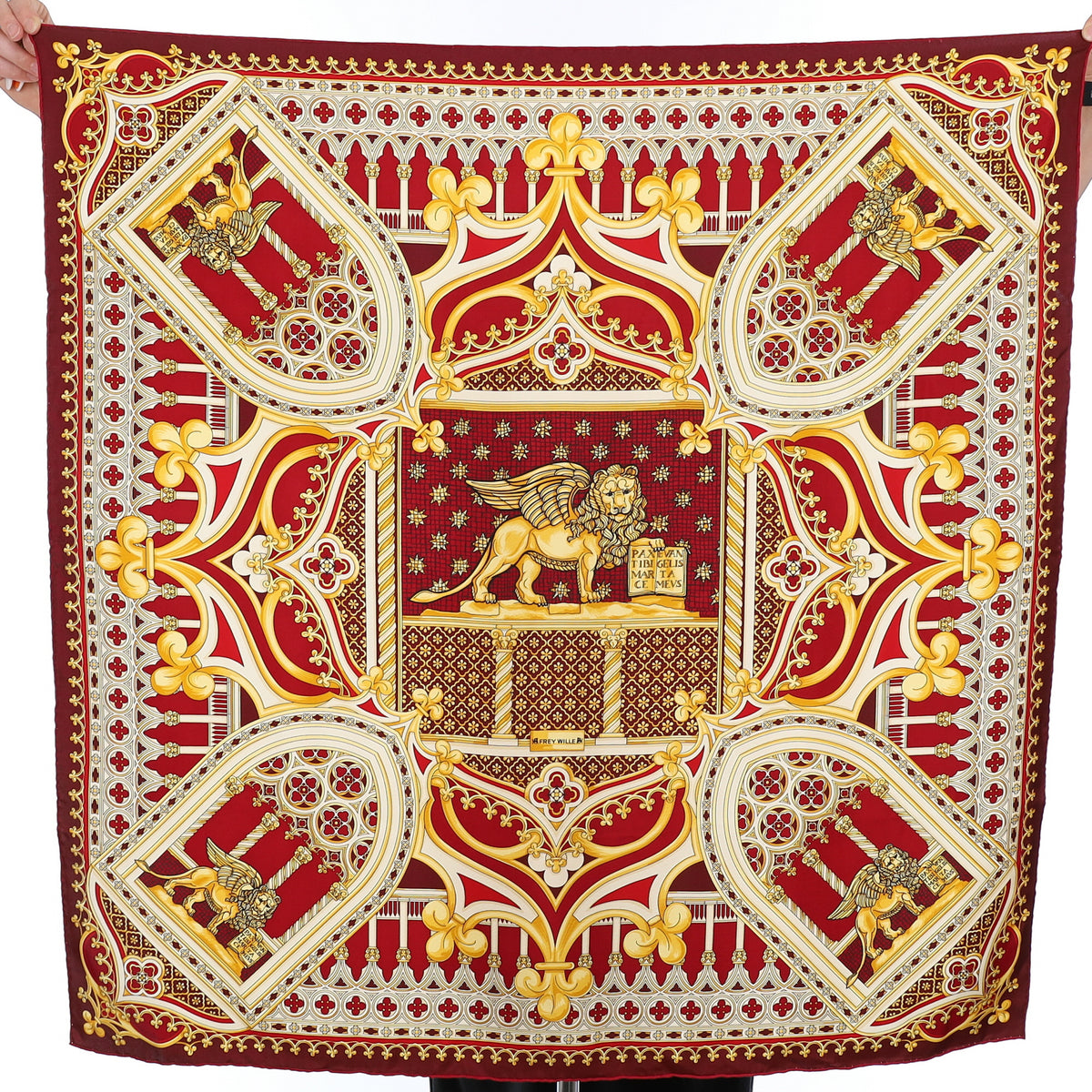 Brand New Boxed Frey Wille Silk Scarf