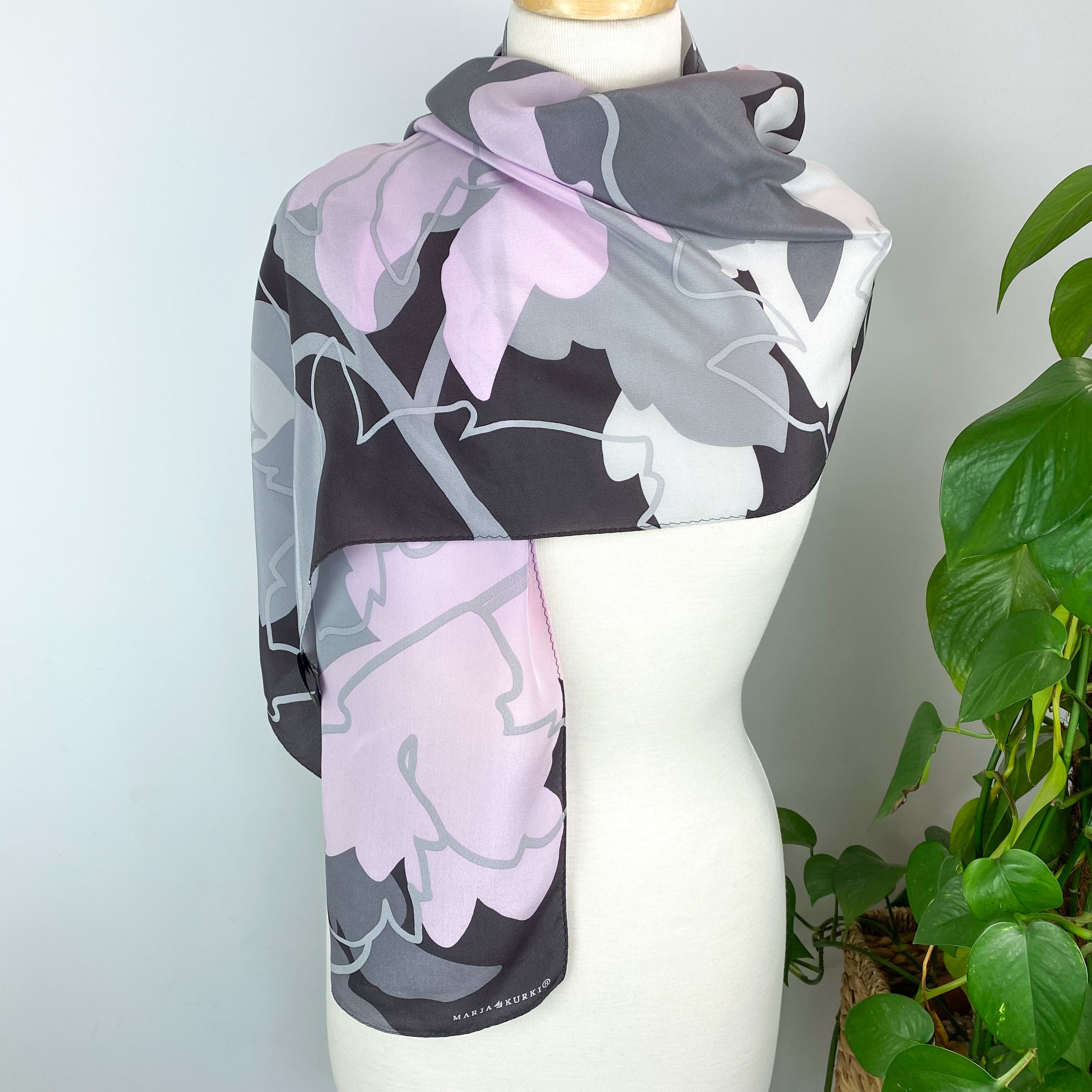 Long Marja Kurki Silk Scarf