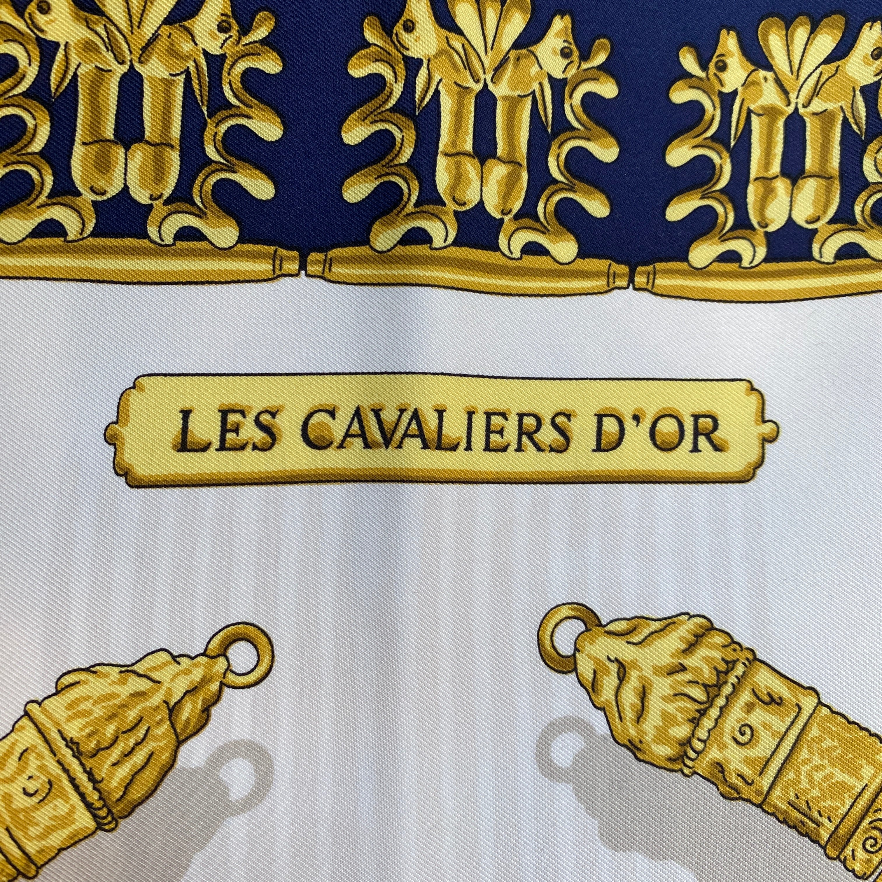 Les Cavaliers D’or Silk Scarf