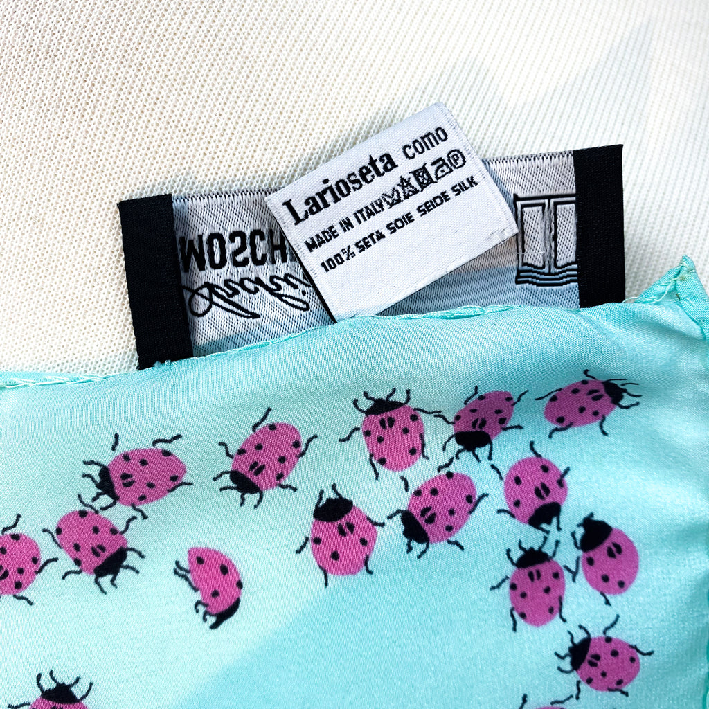 Ladybug Moschino Silk Scarf