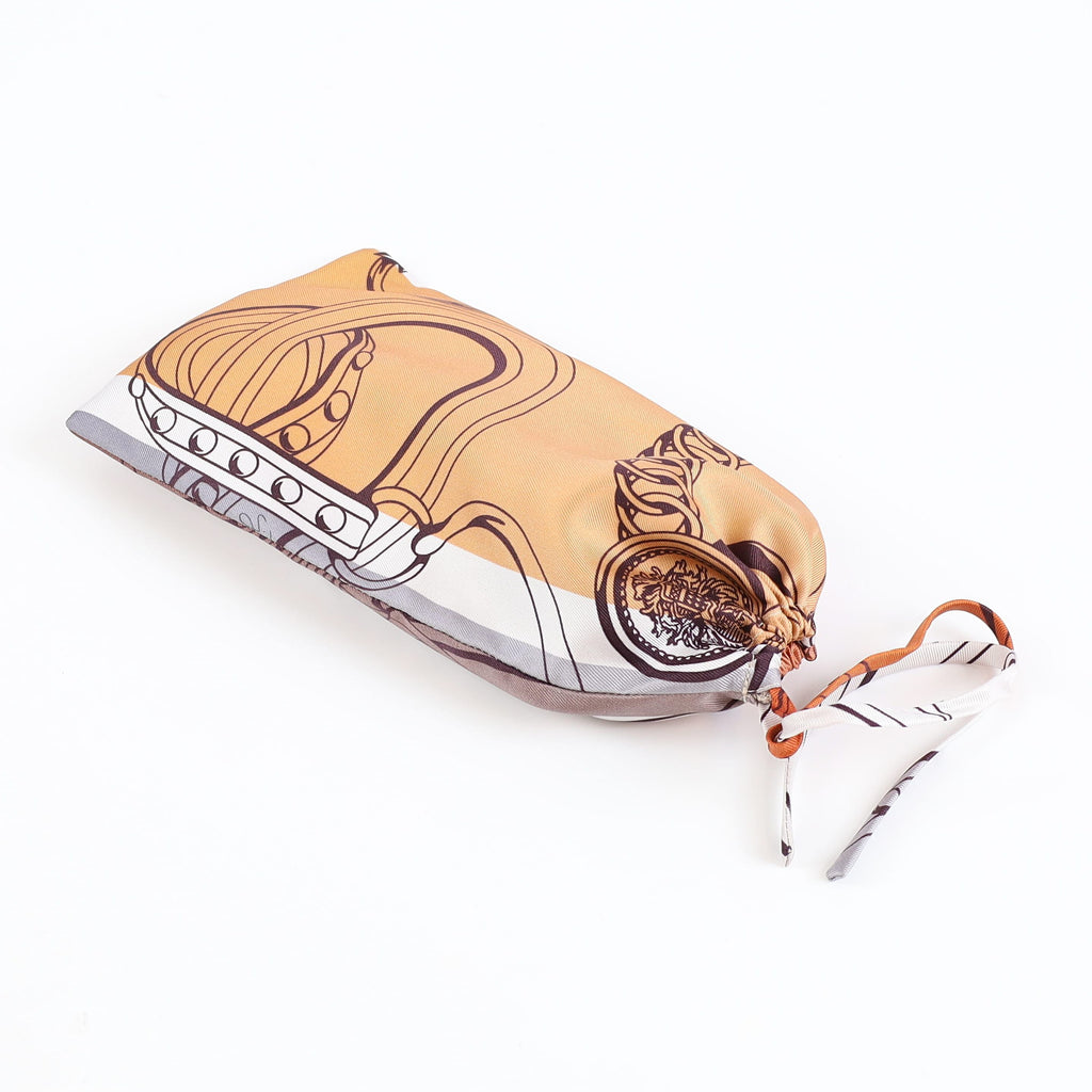 Brand New Boxed Hermès Silk Eye Mask