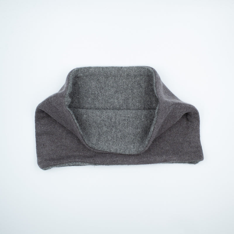 Donkey Brown and Slate Grey Neck Warmer