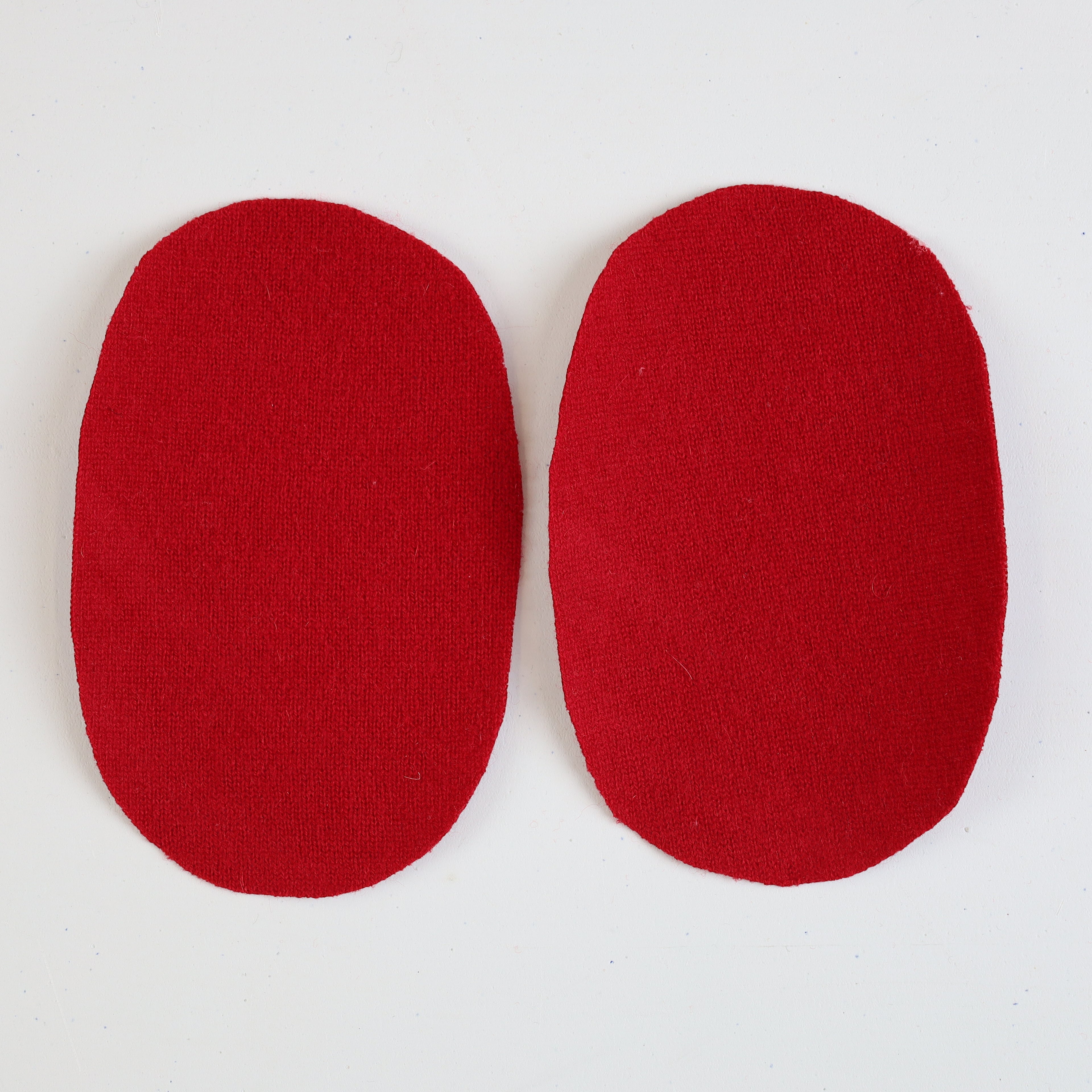 Red Elbow Patches for Machine Use - Large