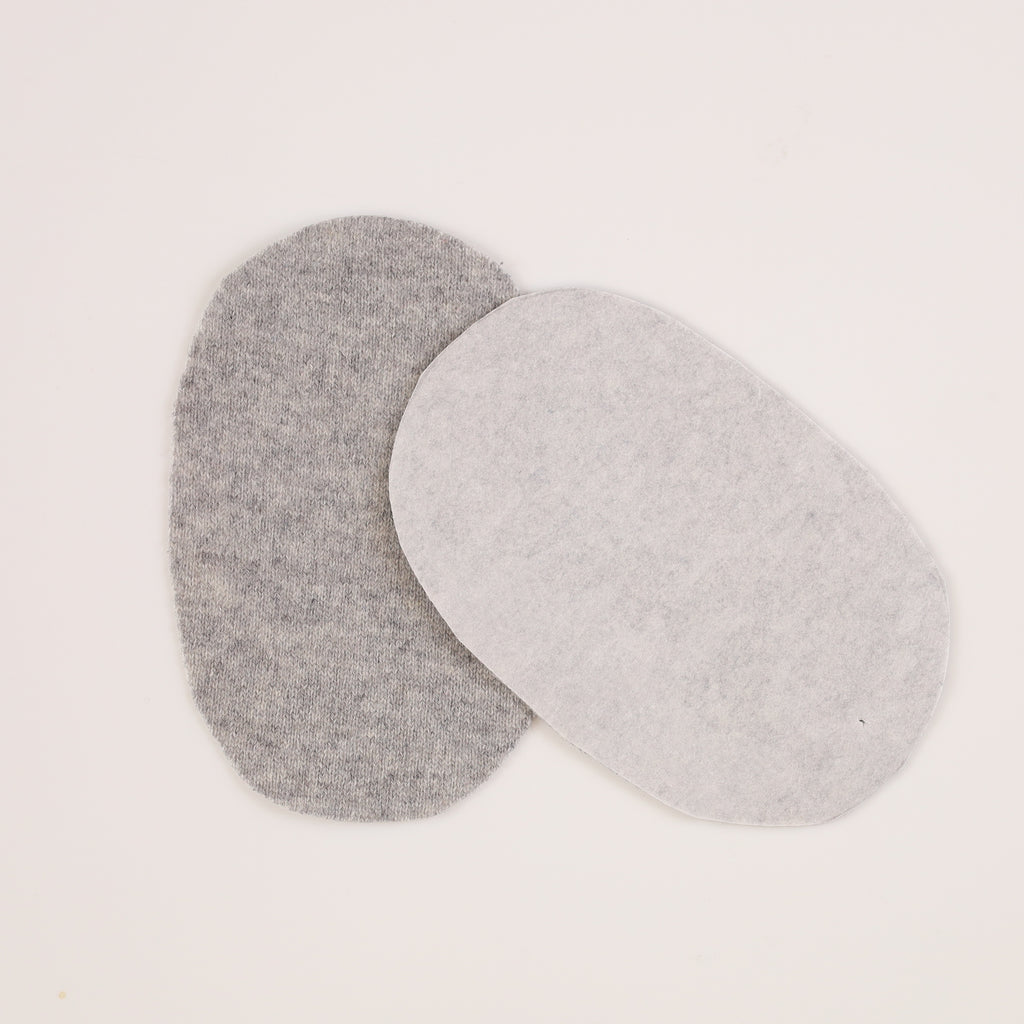 Grey Elbow Patches for Machine Use - Large