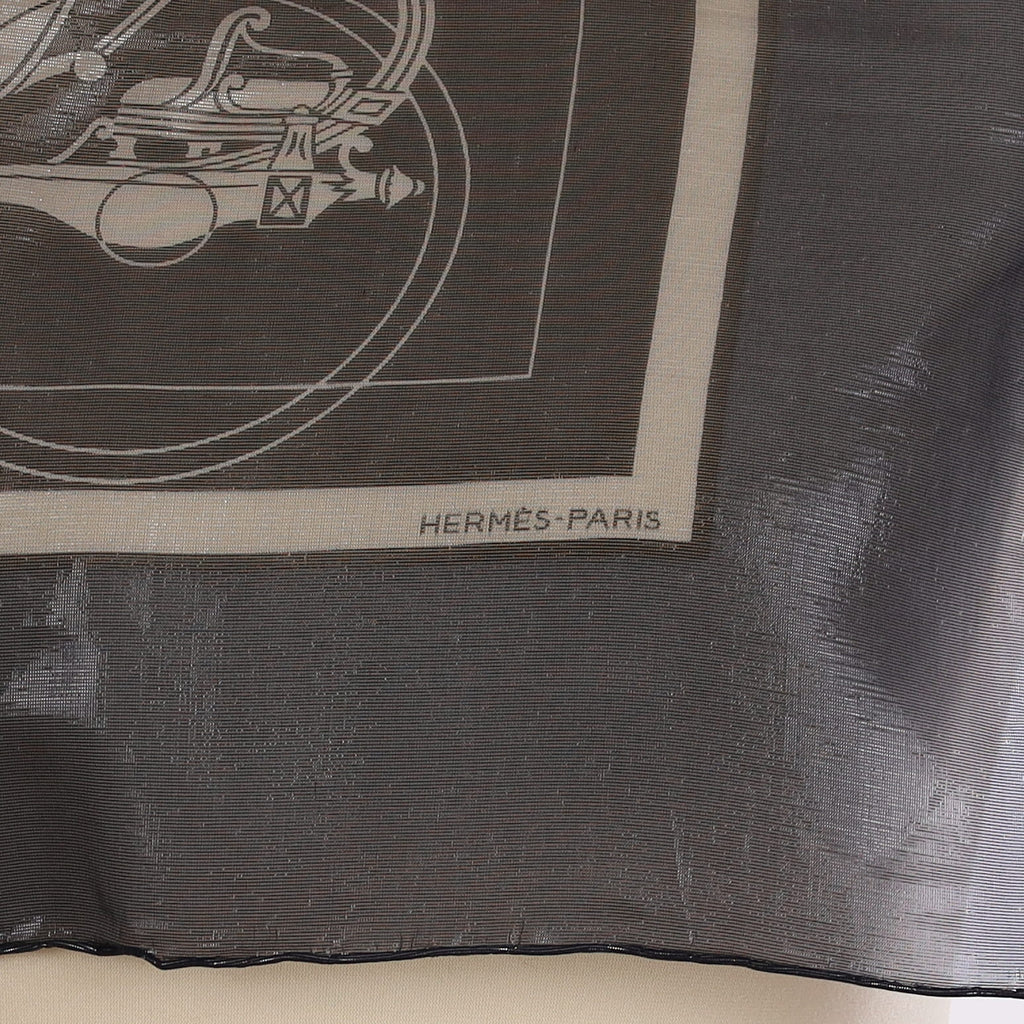 Brand New Boxed Hermès Ex Libris Glam Silk Blend Scarf