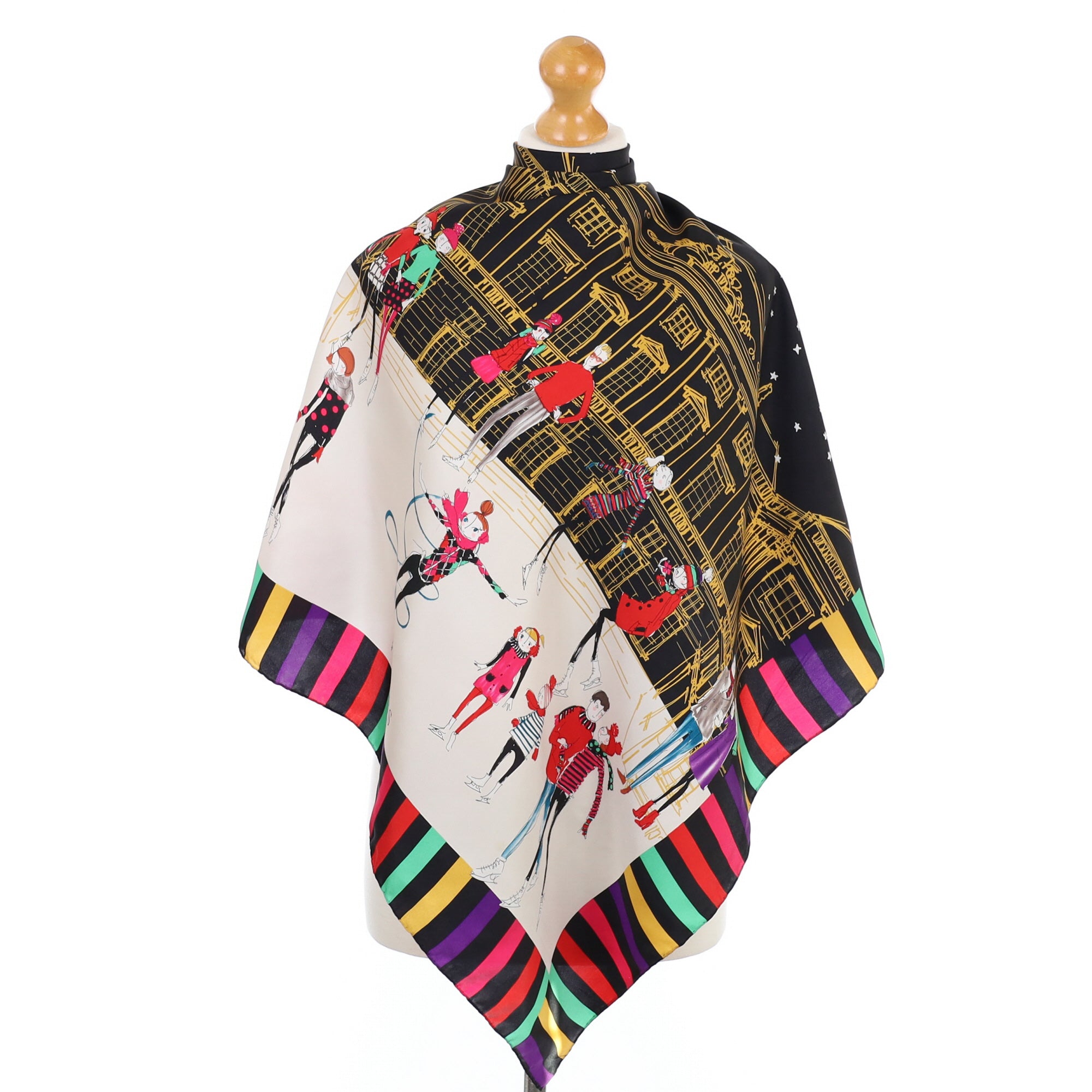 Hobbs Ice Skating Silk Scarf