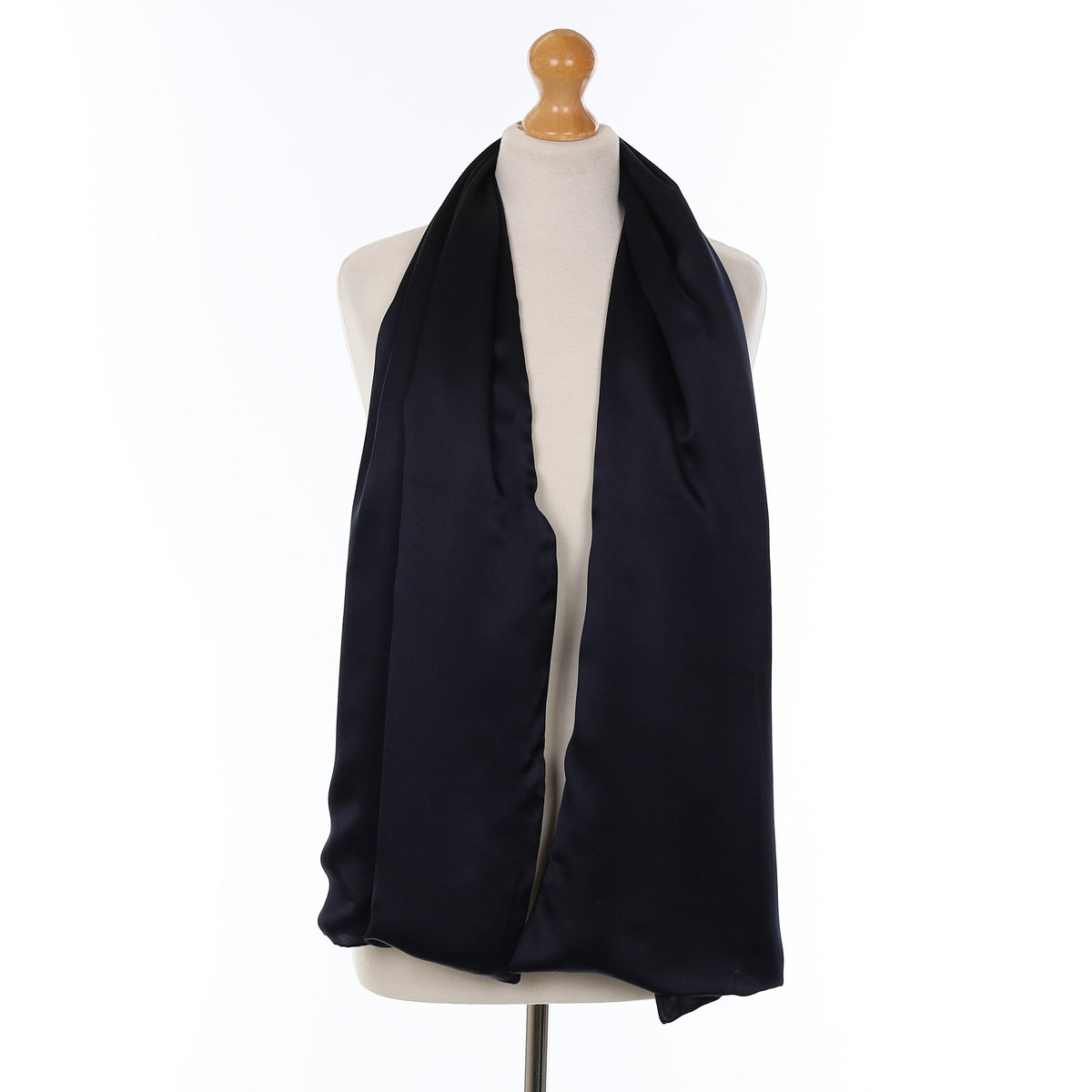 Jaeger Black Silk Scarf