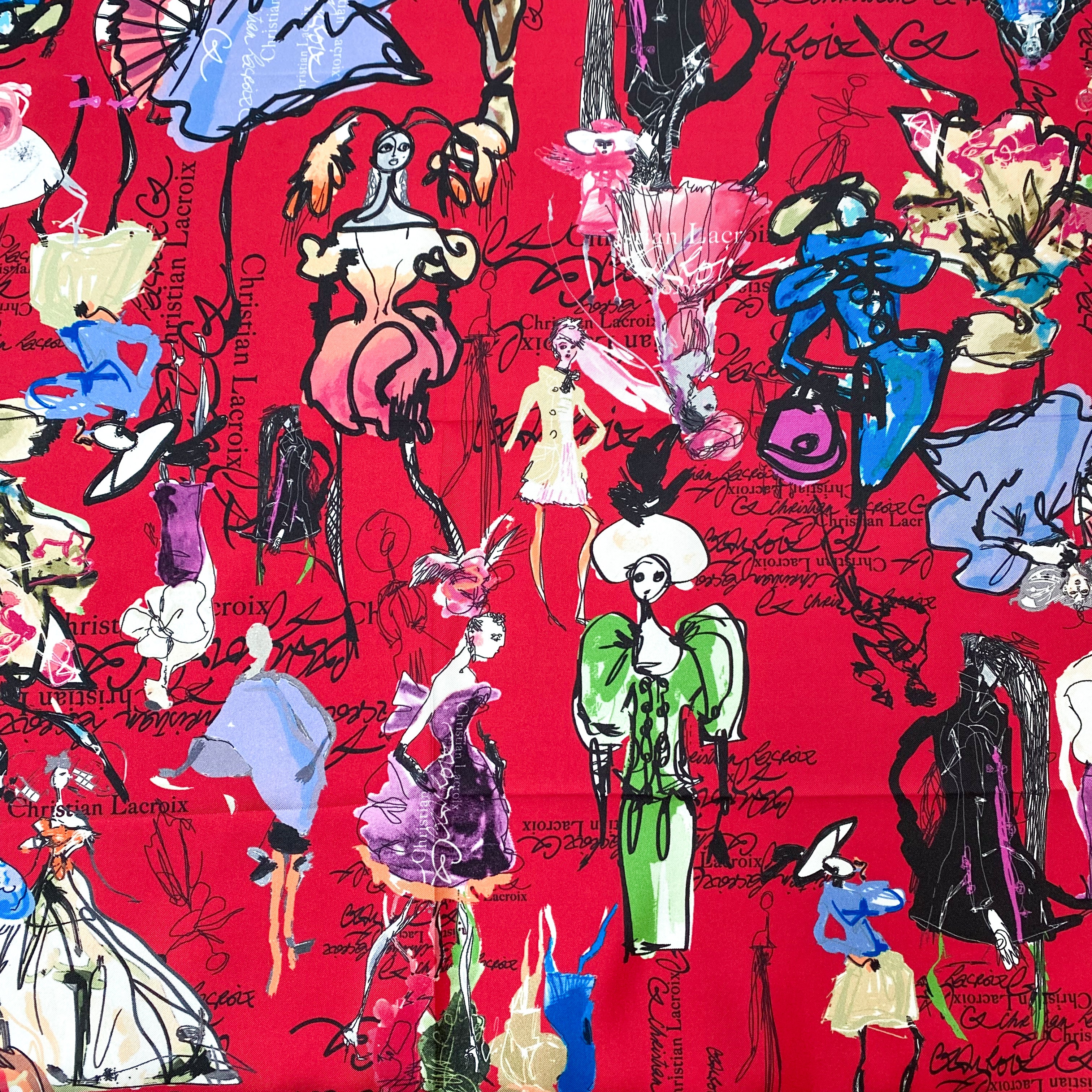 Christian Lacroix Designer Silk Scarf