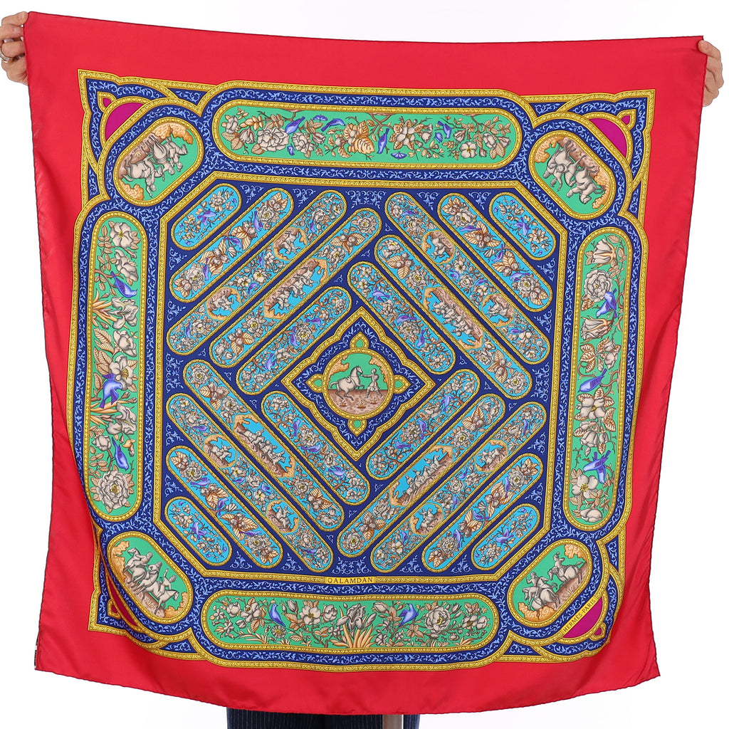 Hermès Qalamdan Silk Scarf Quite Rare