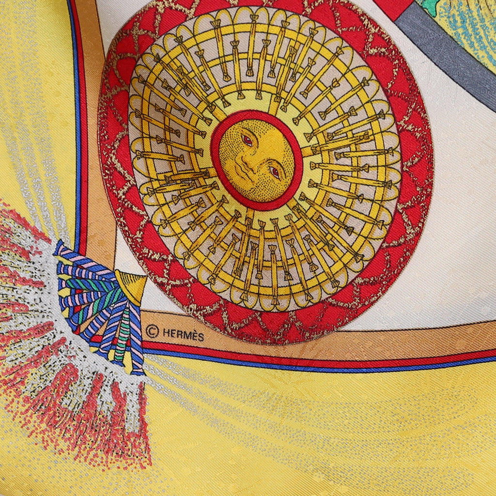 Hermès Feux d’Artifice Silk Scarf