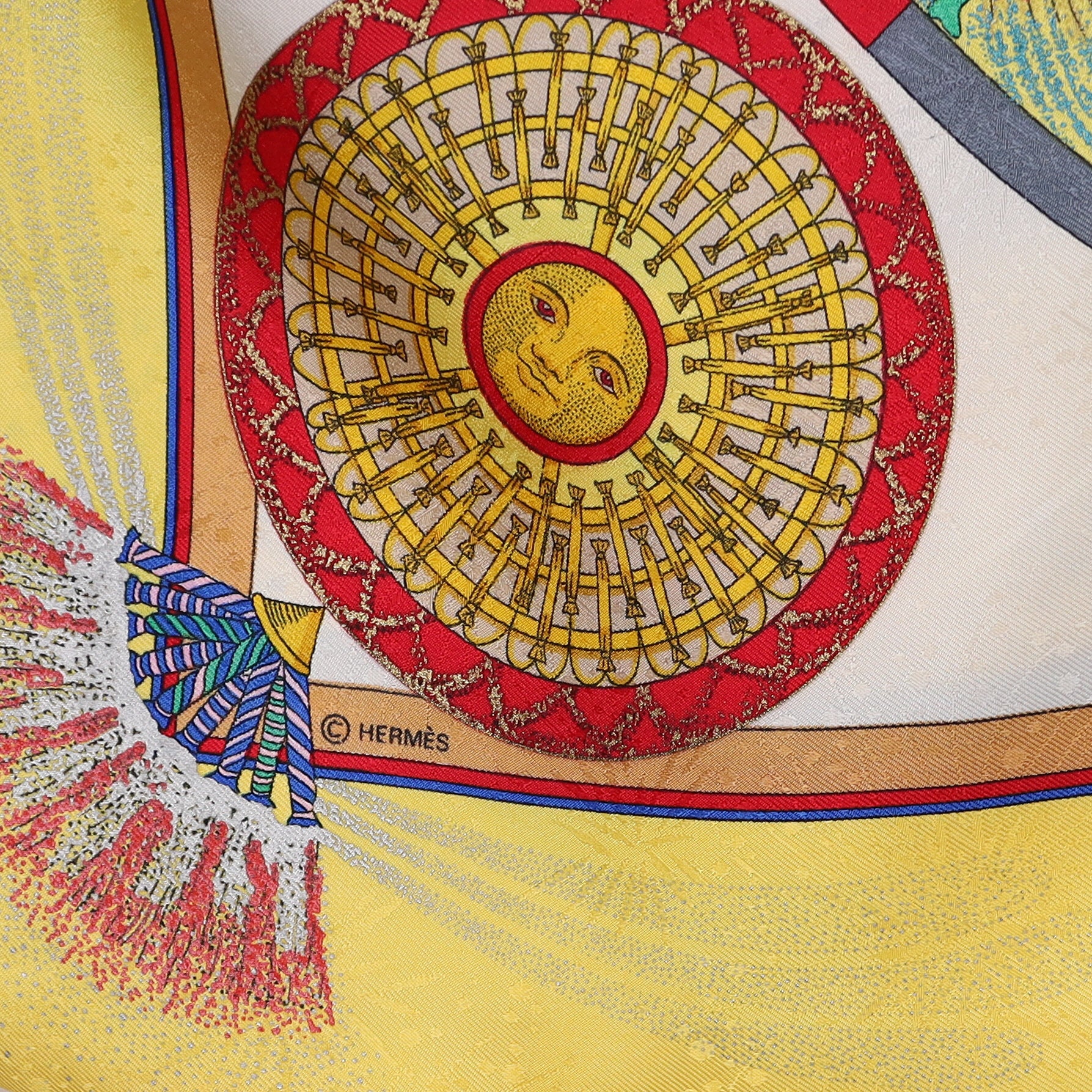 Hermès Feux d’Artifice Silk Scarf