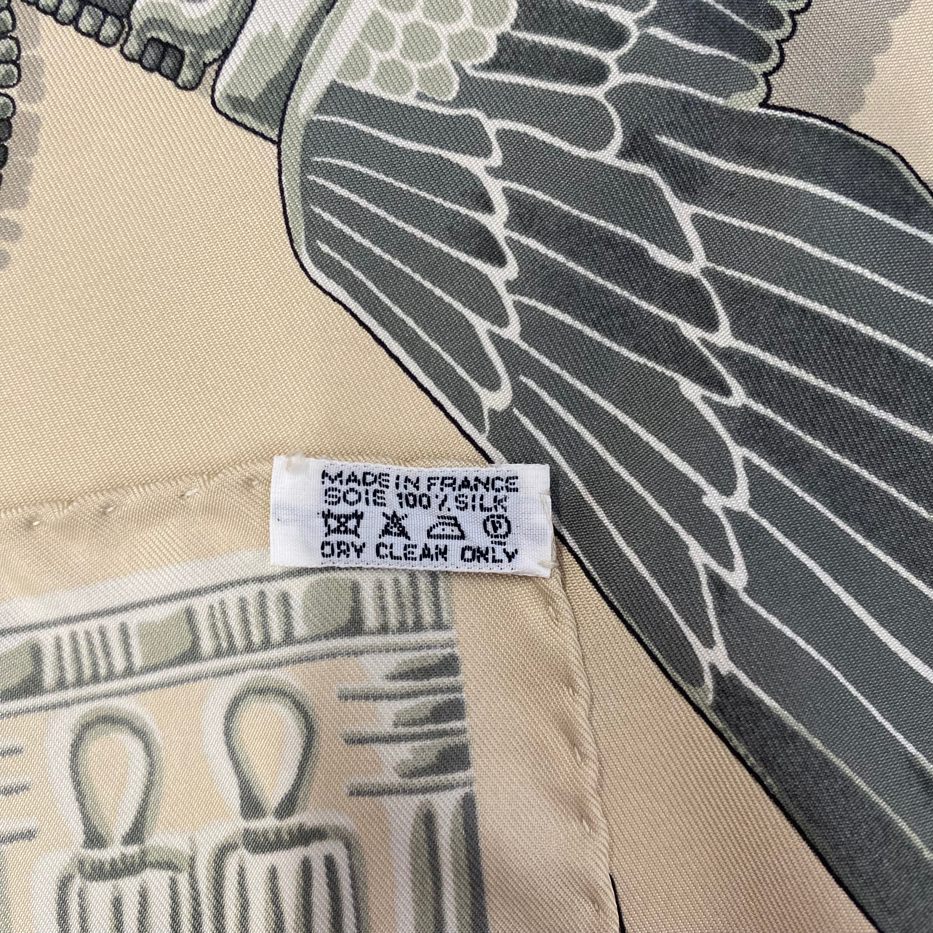 Hermès Tatankhamun Silk Scarf