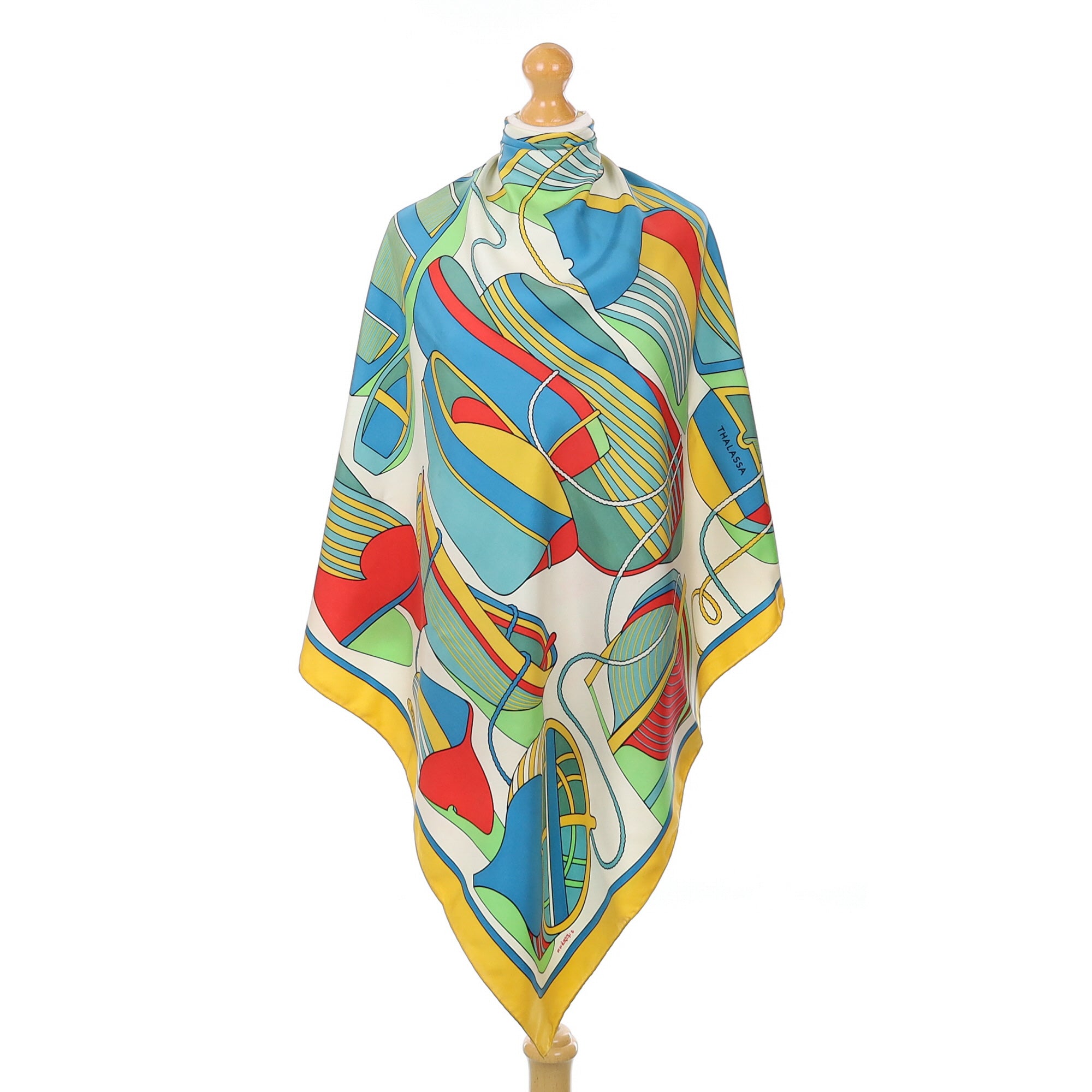 Hermès Thalassa Silk Scarf Quite Rare
