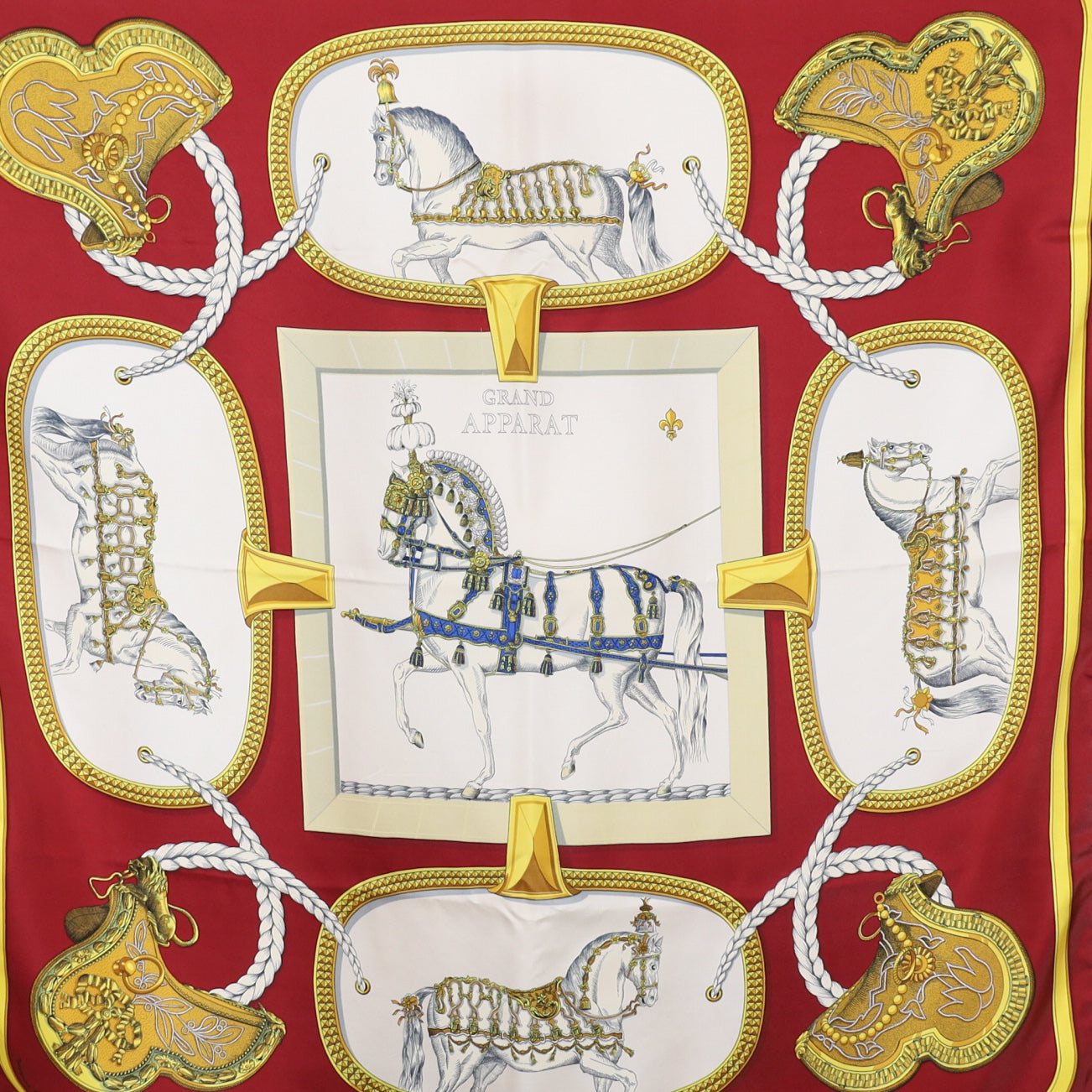 Hermès Grand Aparat Silk Scarf
