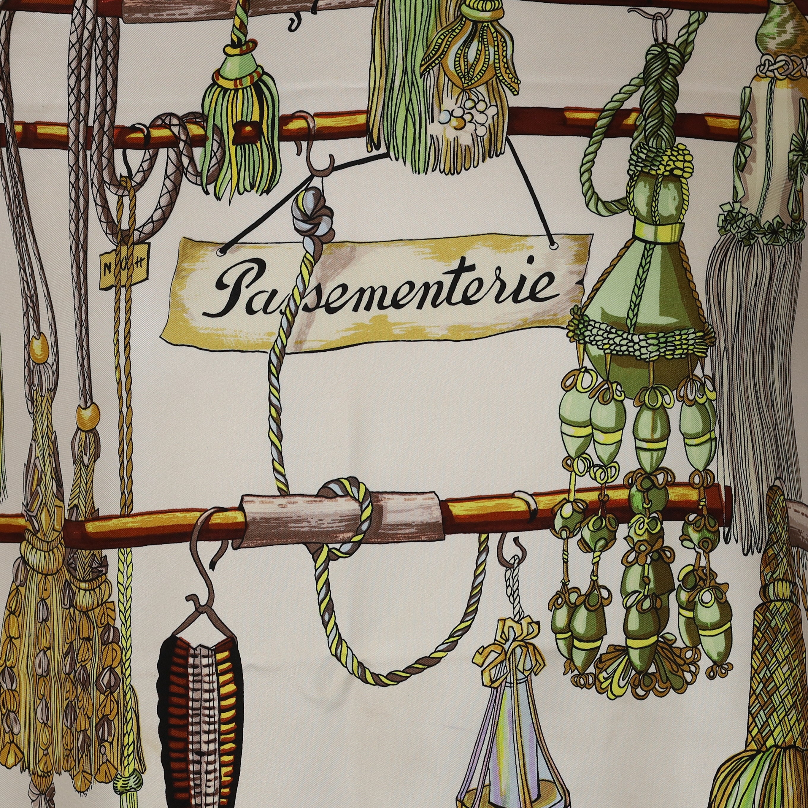Hermès Passementerie Silk Scarf