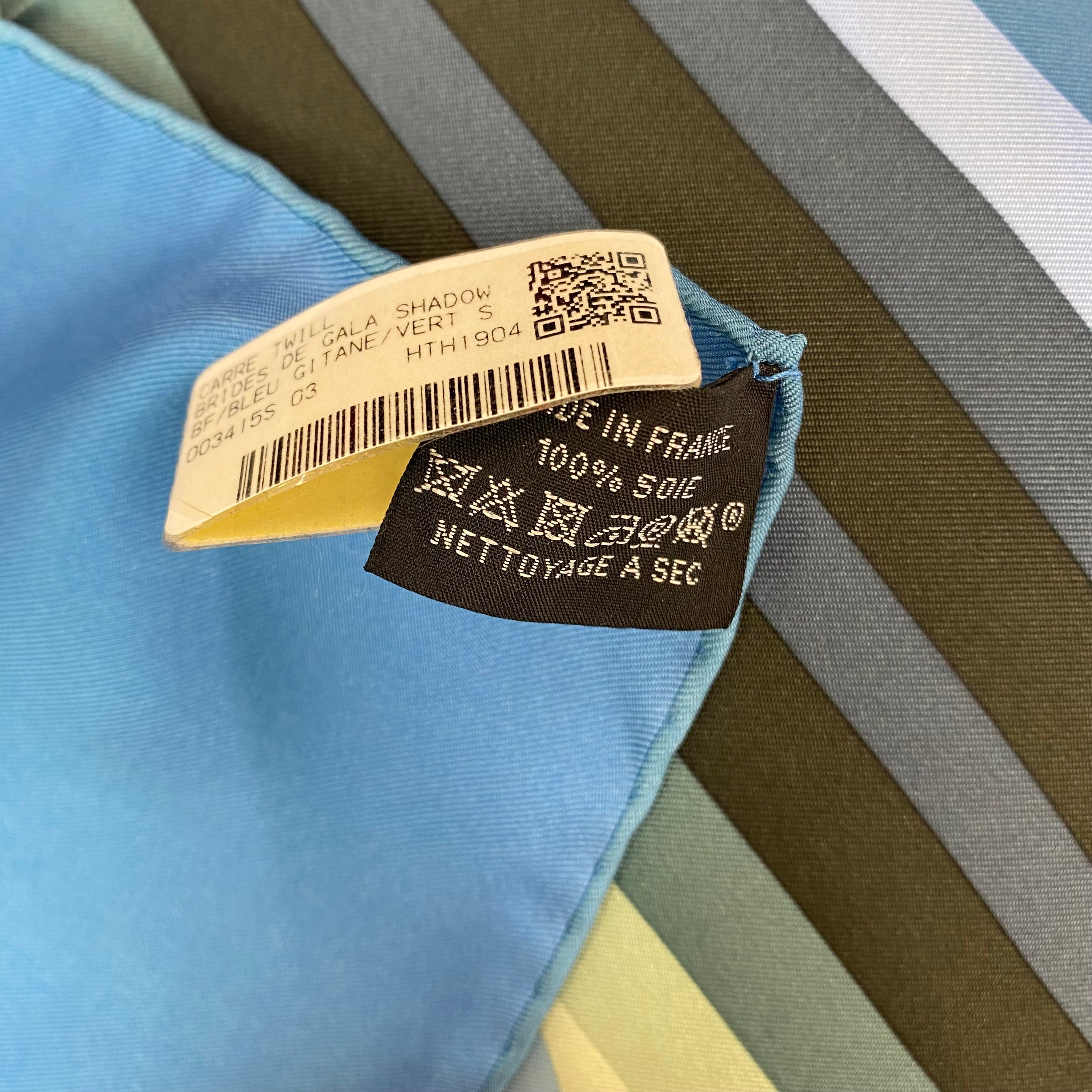 Brand New Boxed Hermès Brides de Gala Shadow Silk Scarf