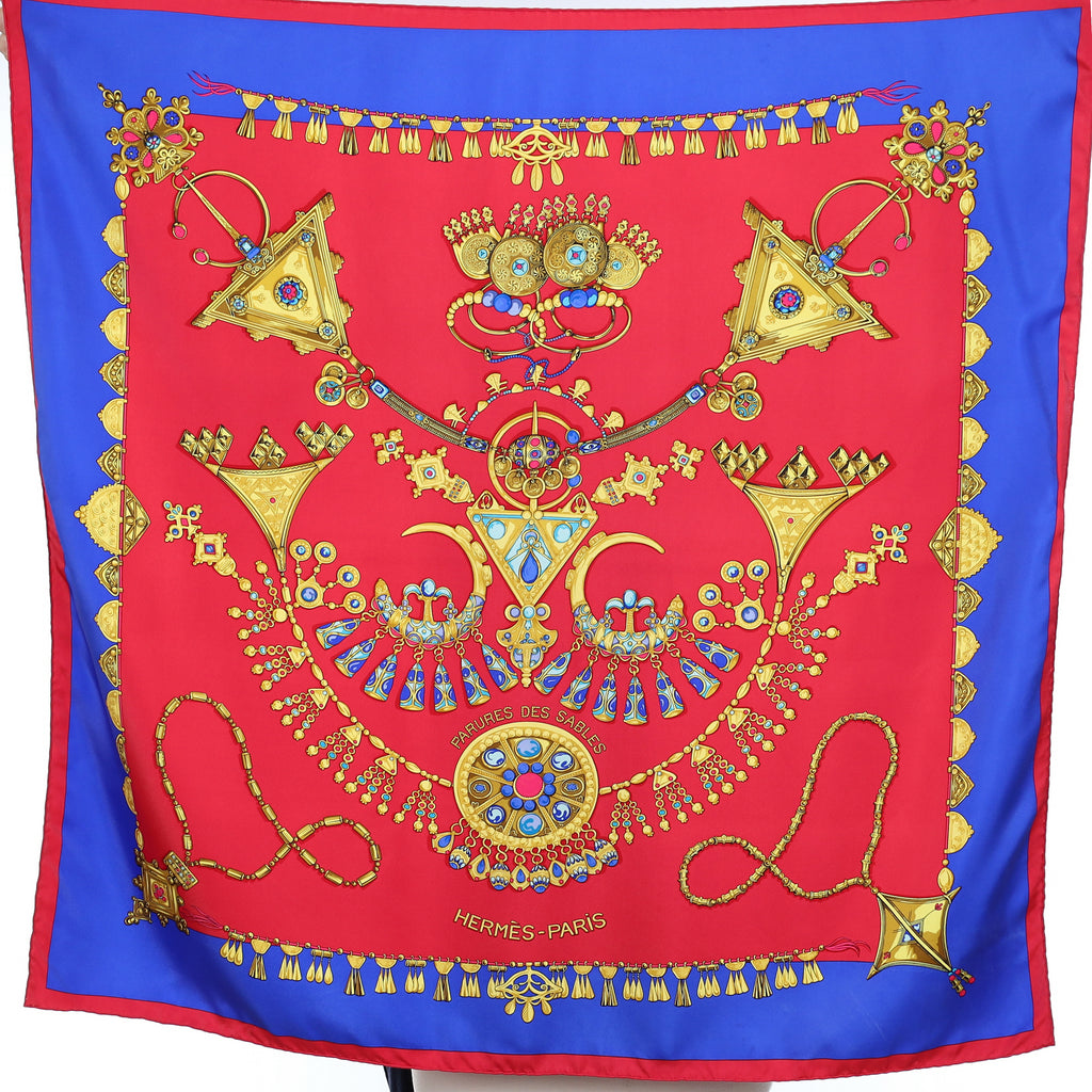 Hermès Parures des Sables Silk Scarf