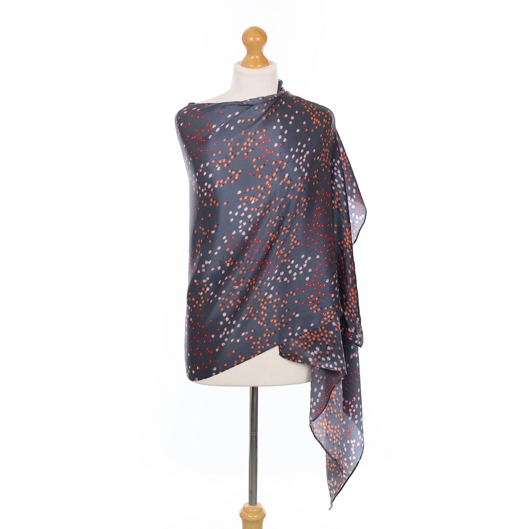 Brand New Jigsaw Ditsy Floral Silk Wrap