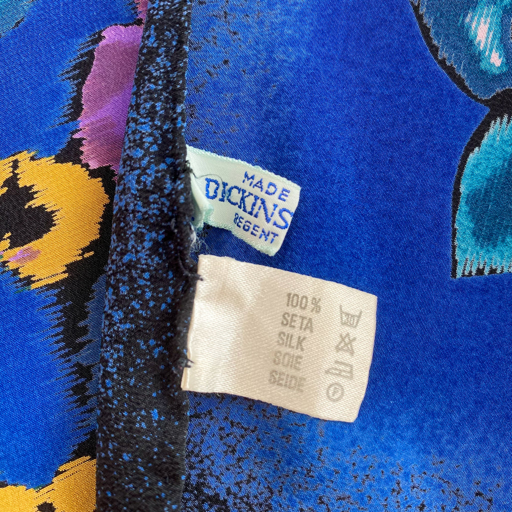 Dickens & Jones Floral Vintage Silk Scarf