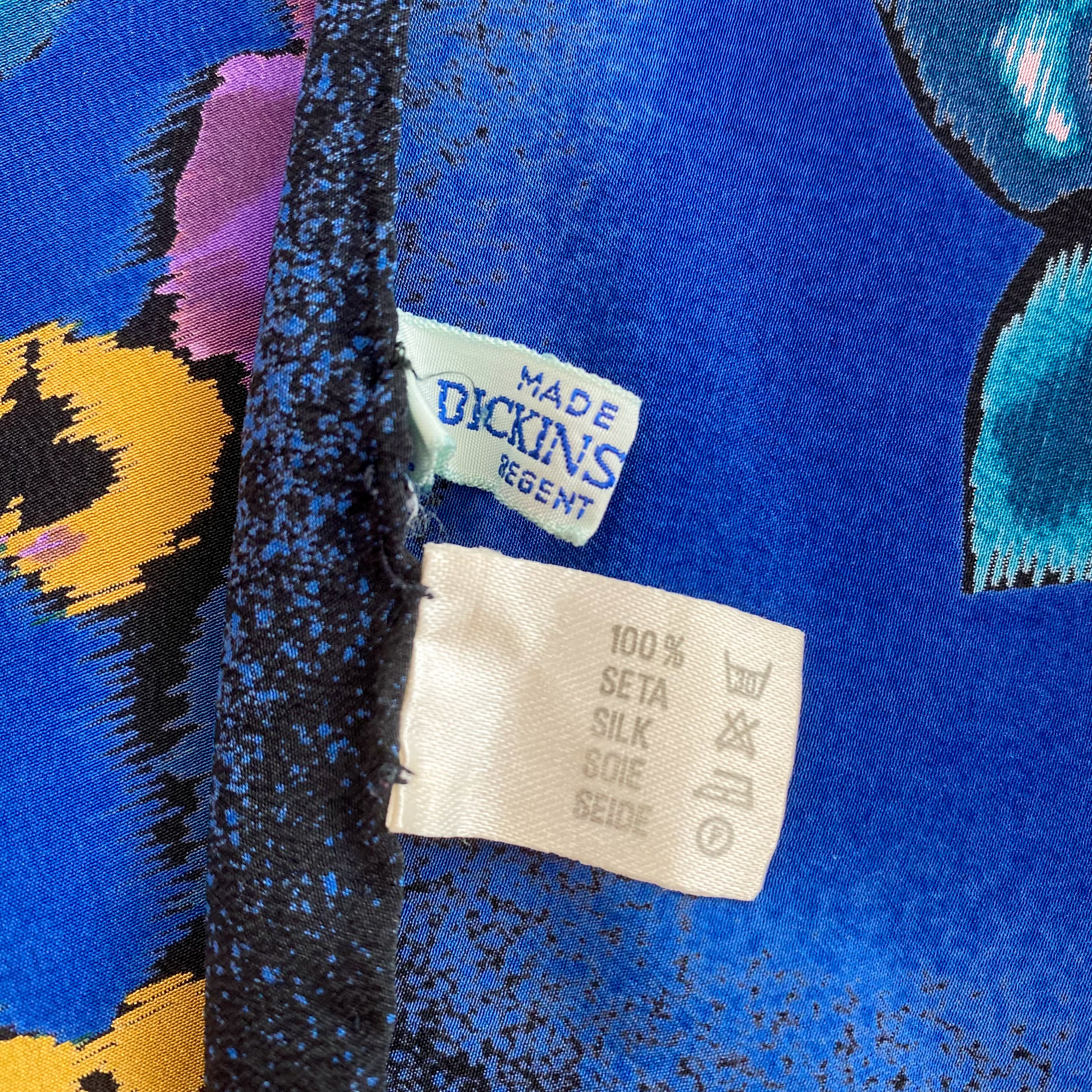 Dickens & Jones Floral Vintage Silk Scarf