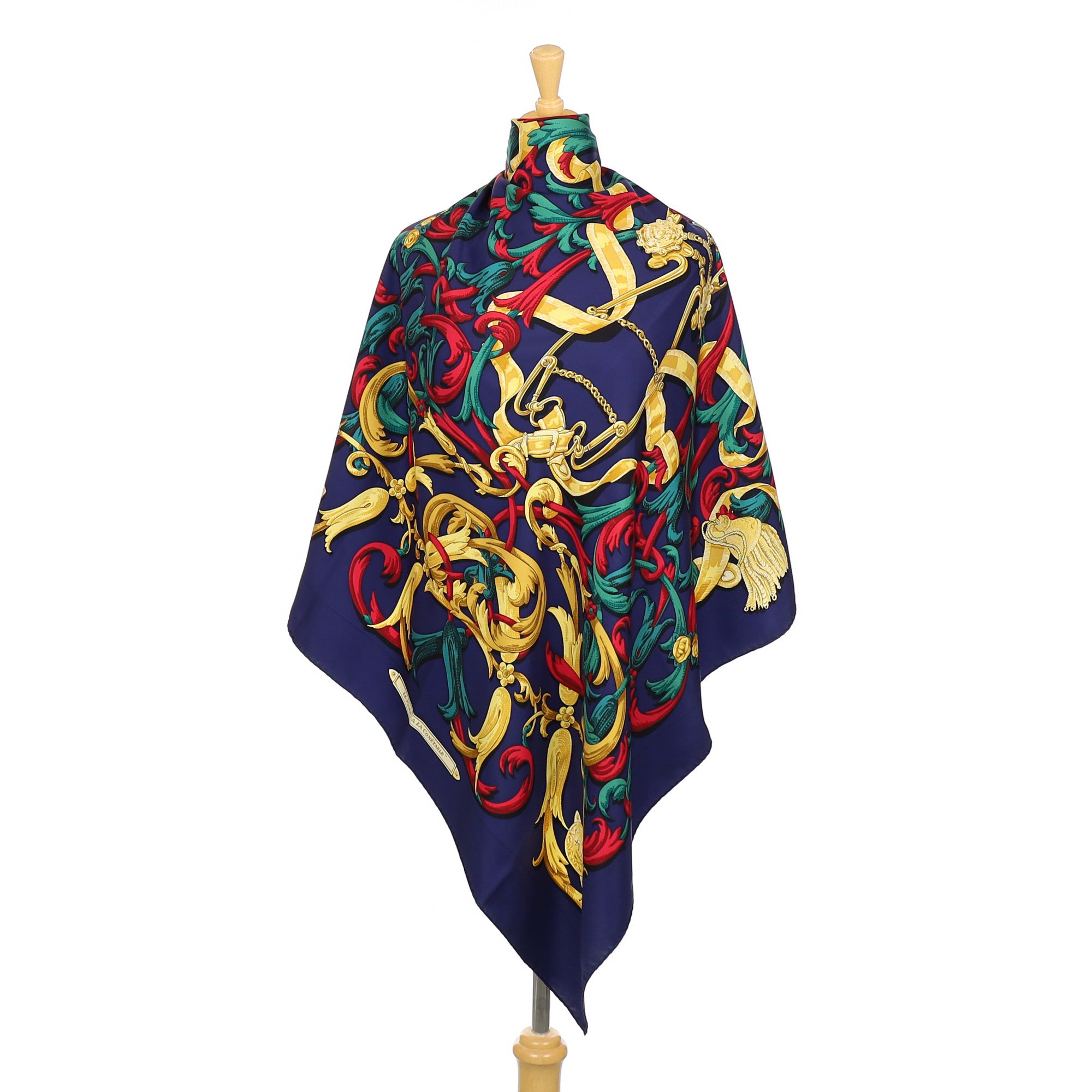 Hermès Le Mors a la Conétable Silk Scarf
