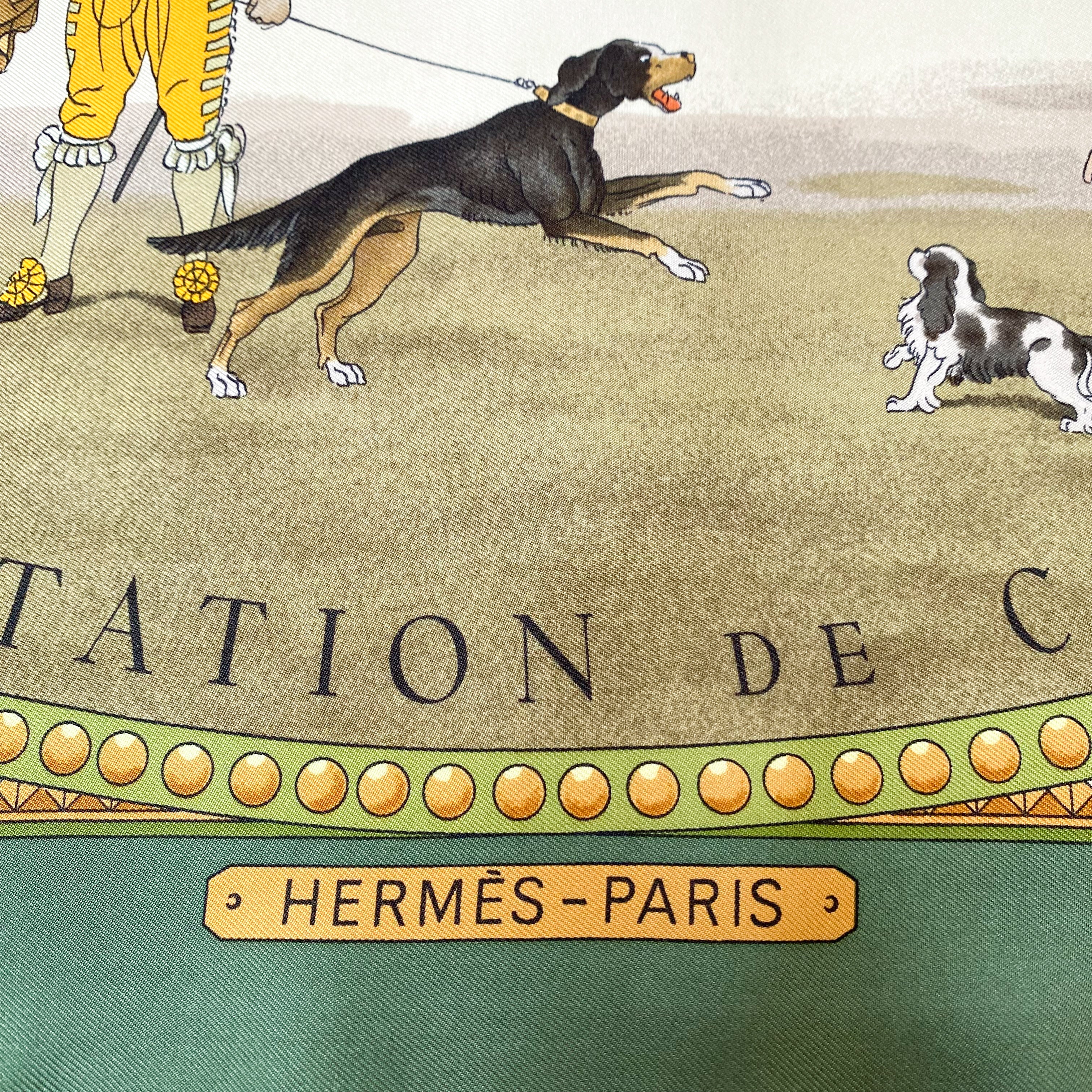 Boxed Hermès Présentation de Chevaux 1970 Silk Scarf