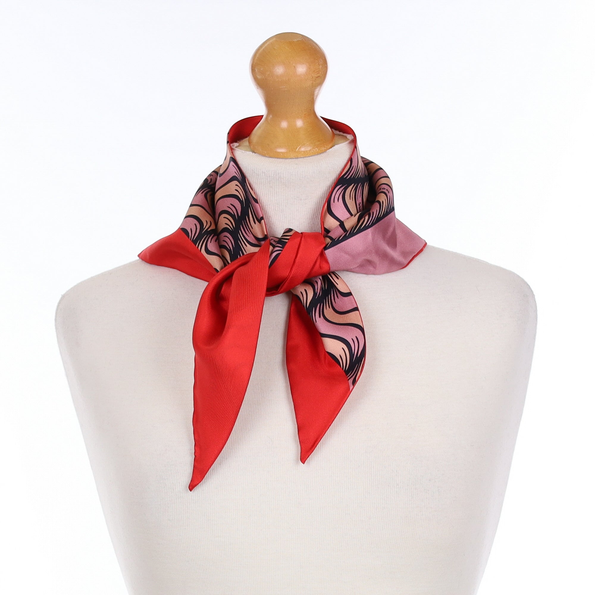 Brand New Boxed Smythson Triangle Silk Scarf