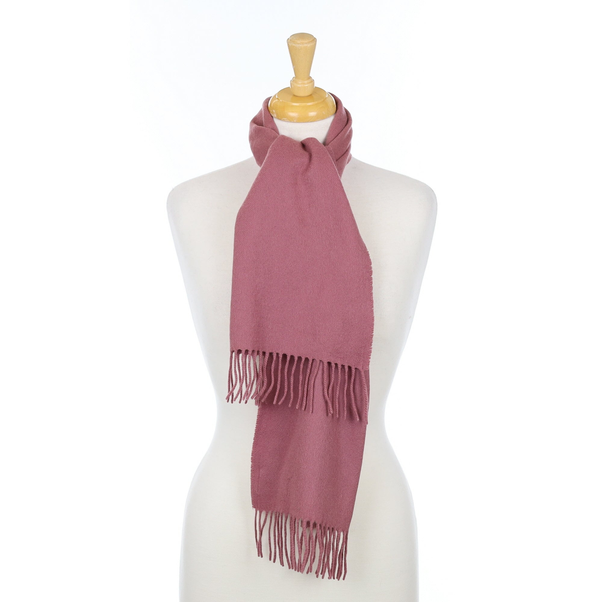 Heather Pink Cashmere Woven Scarf