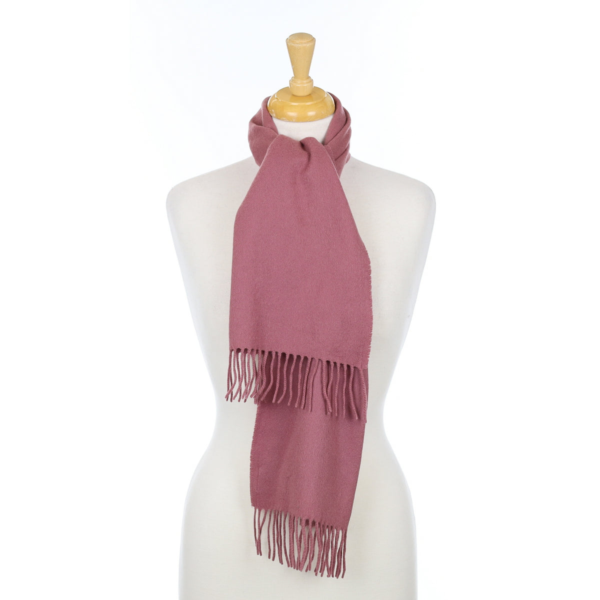Heather Pink Cashmere Woven Scarf