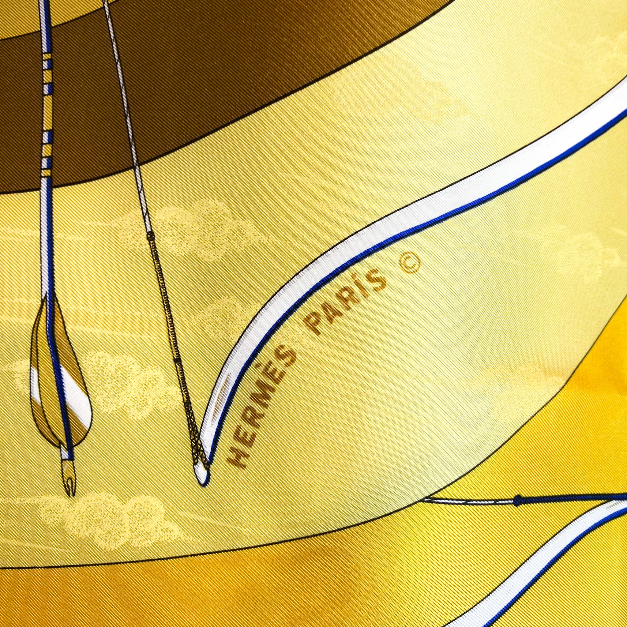 Brand New Boxed Hermes Arcs en Ciel Vintage Silk Scarf