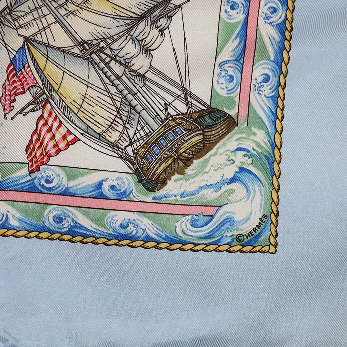 Pristine Boxed Hermès Vive Le Vent Silk Scarf
