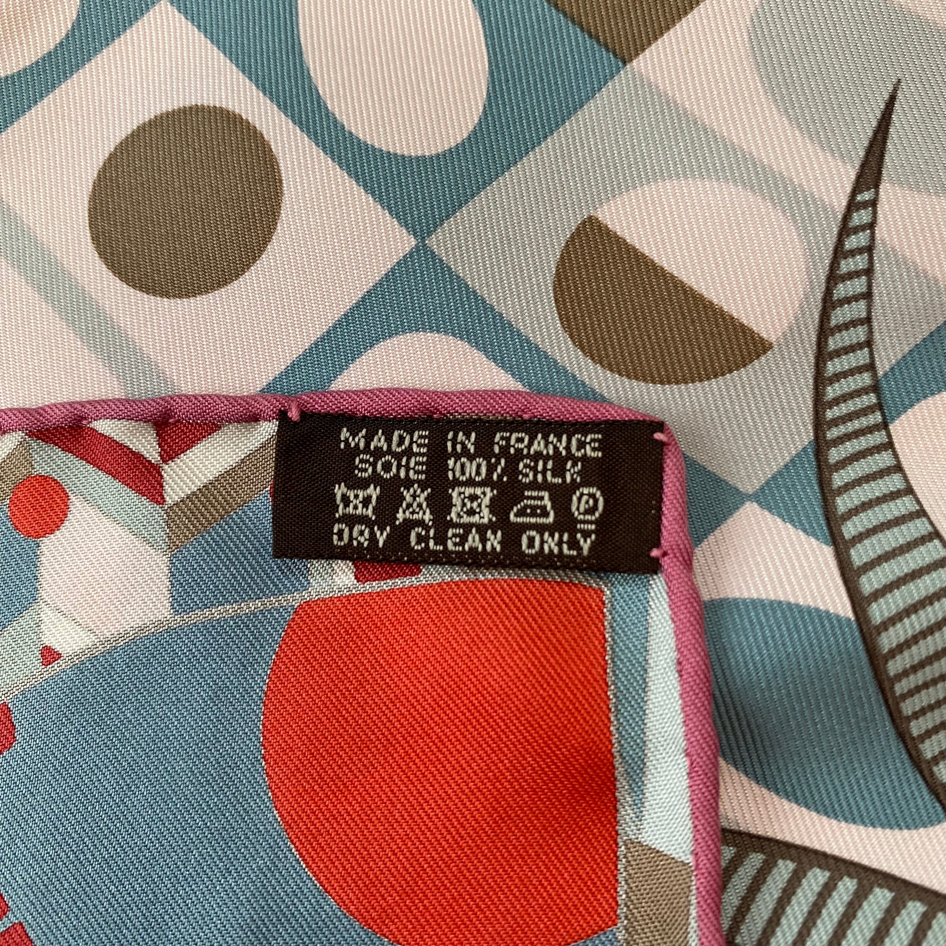 Hermès Les Ailes de la Soie Silk Scarf Quite Rare