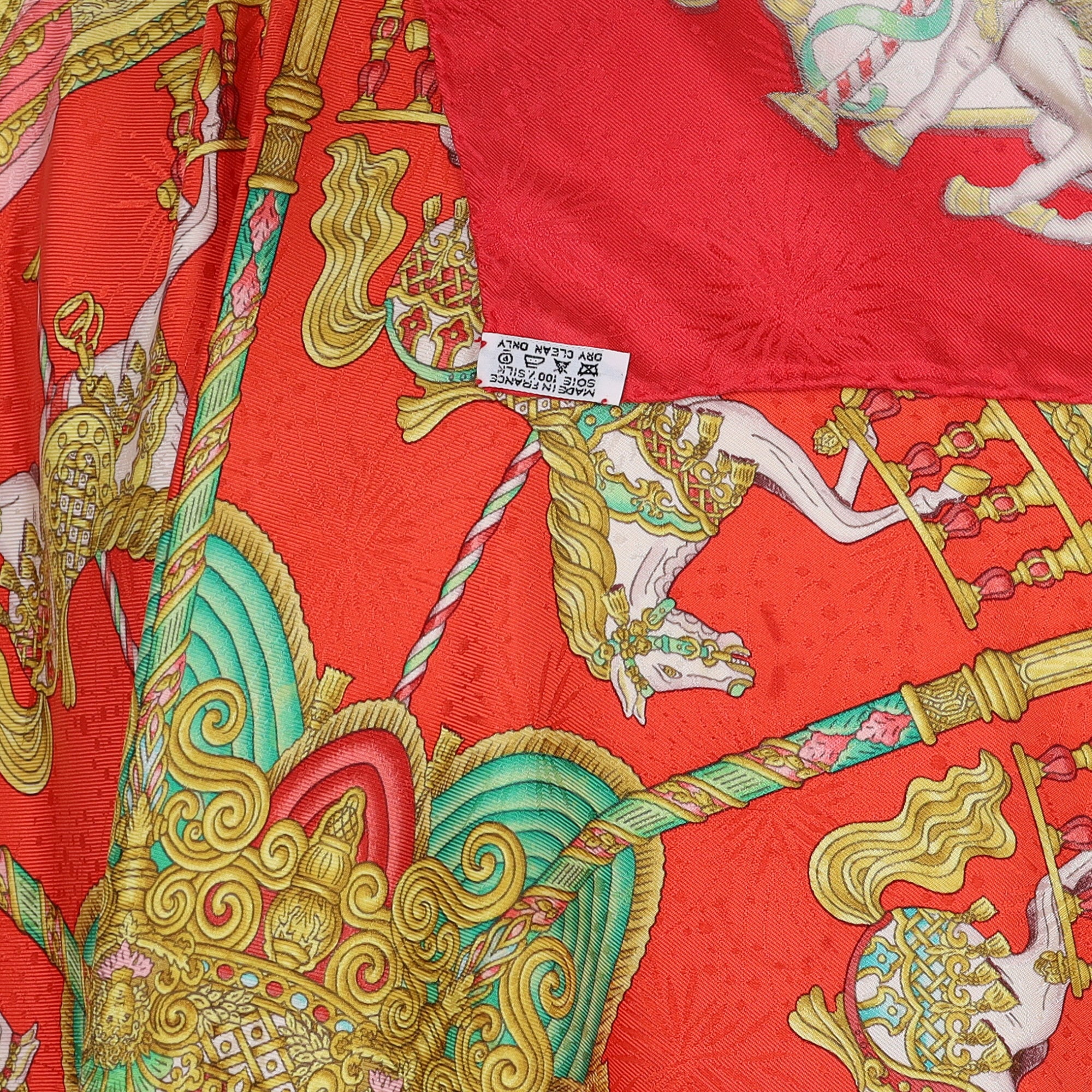Hermès Luna Park Silk Scarf