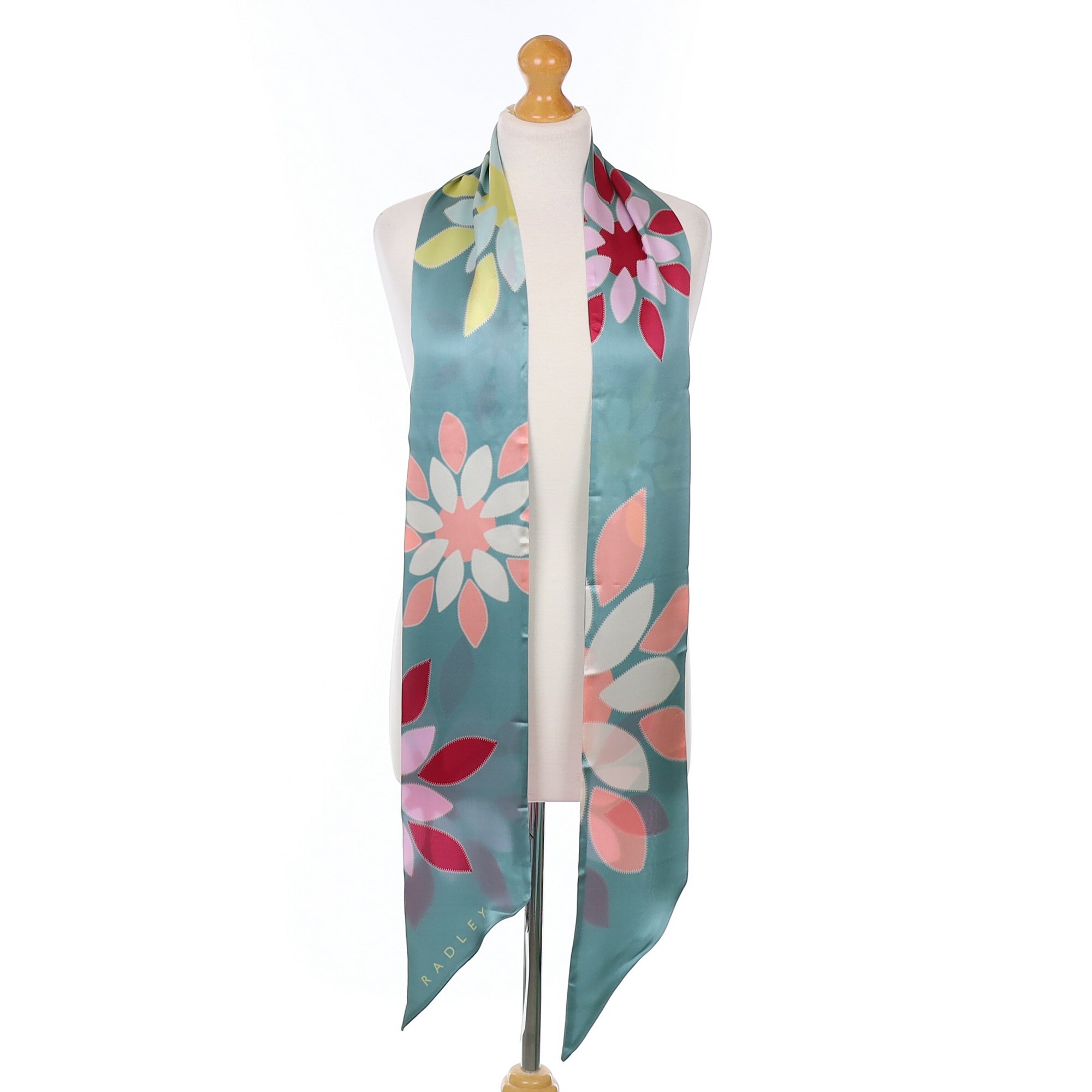 Brand New Radley Floral Silk Scarf