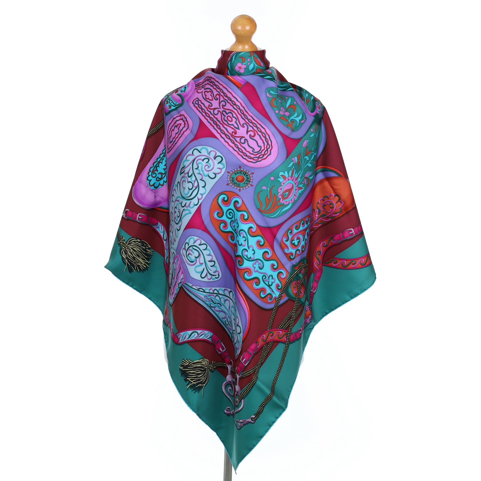 Brand New Boxed Hermès Festival des Amazones Silk Scarf