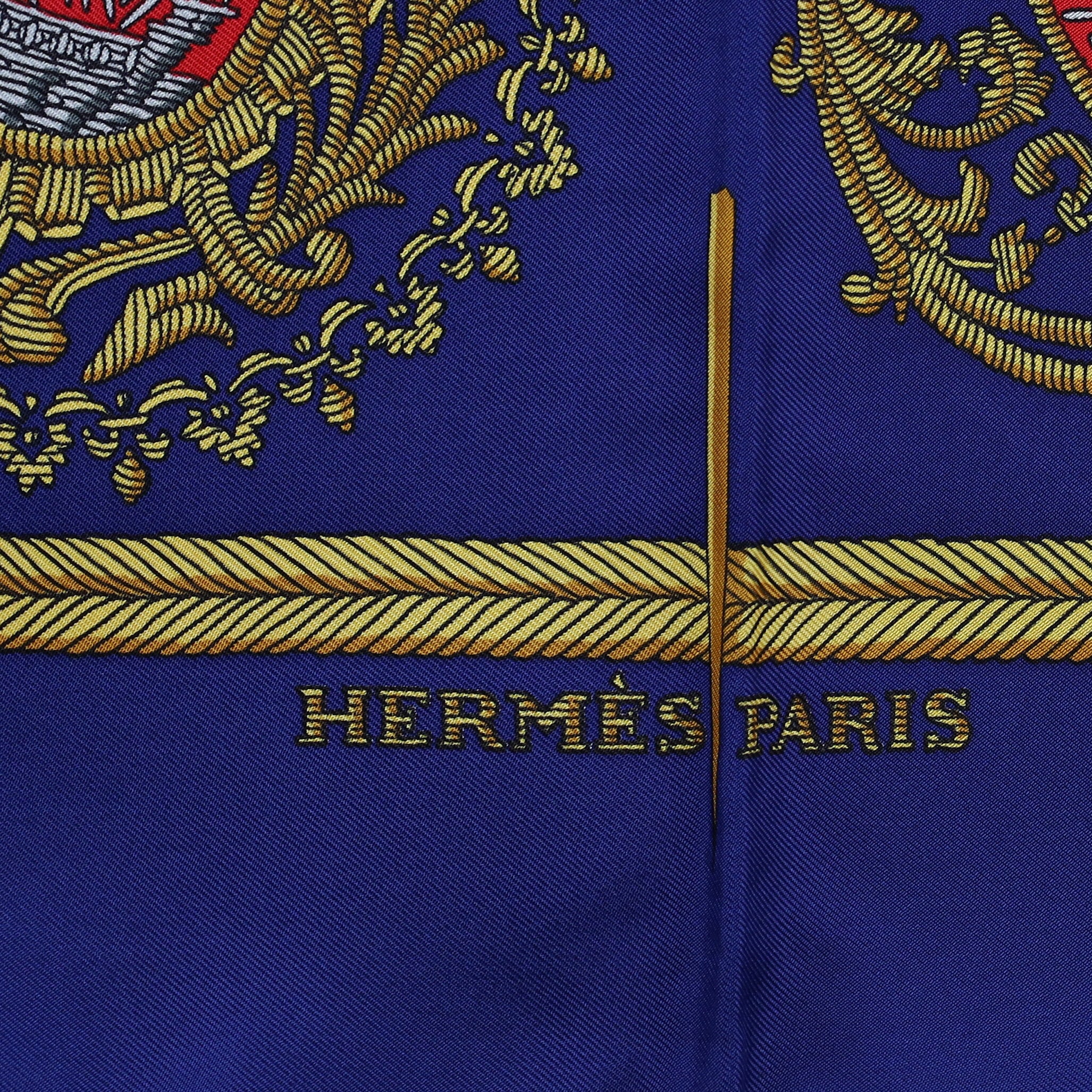 Hermès Les Armes De Paris Silk Scarf