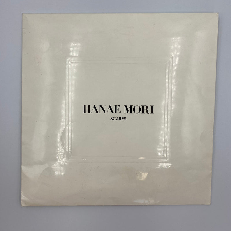 New Boxed Hanae Mori Designer Silk Scarf