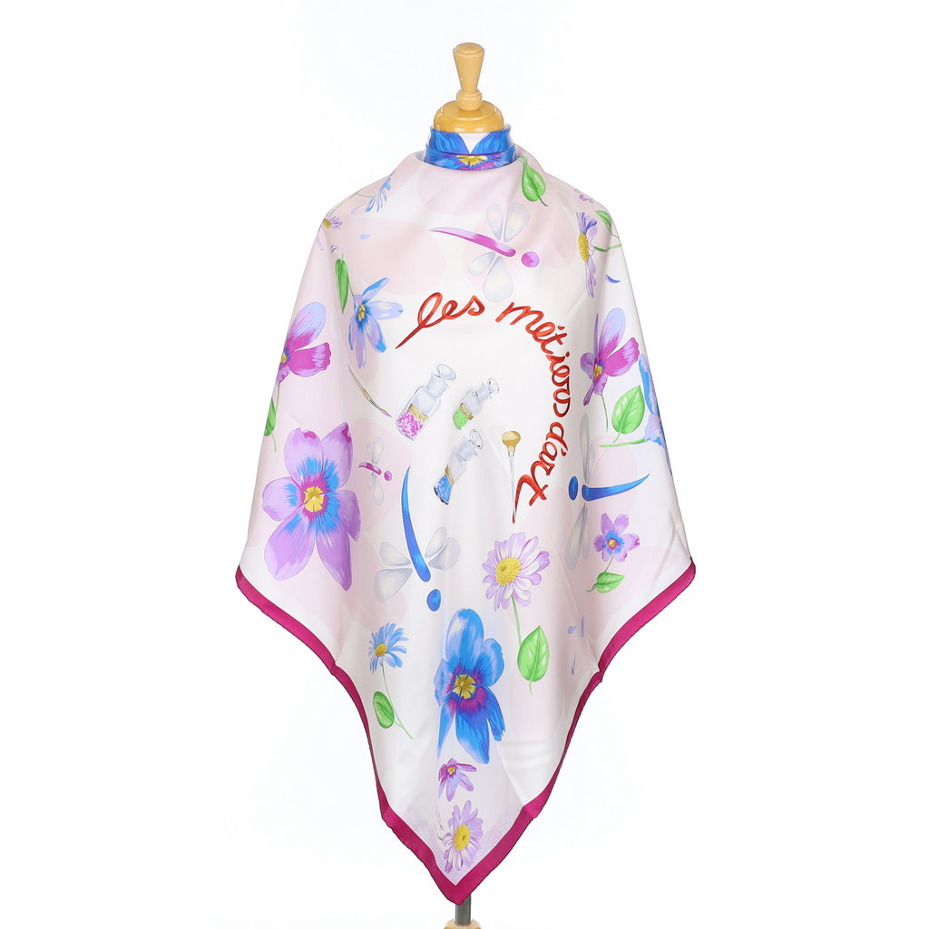 Brand New Boxed Patek Philippe Floral Silk Scarf