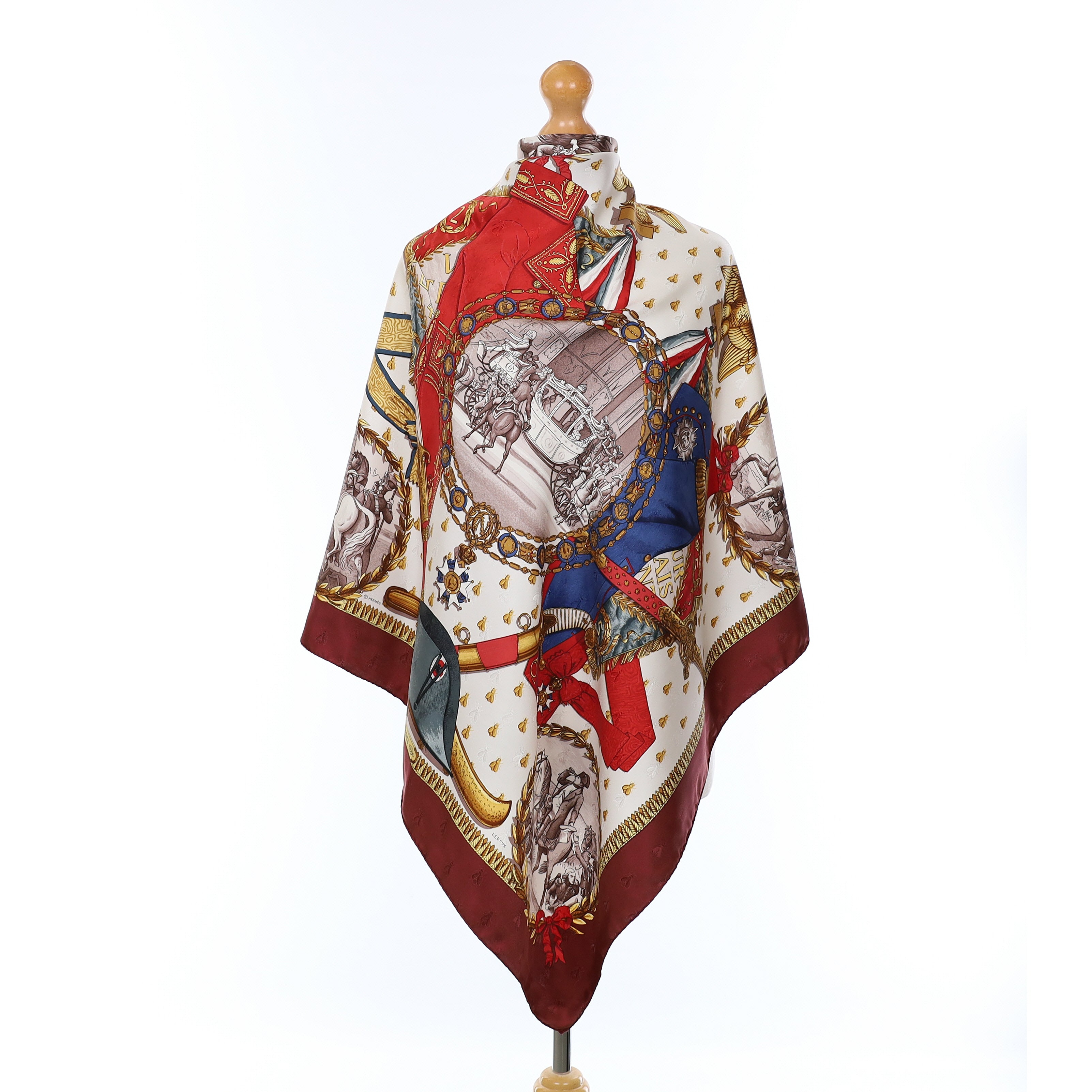 Hermès Napoléon Silk Scarf