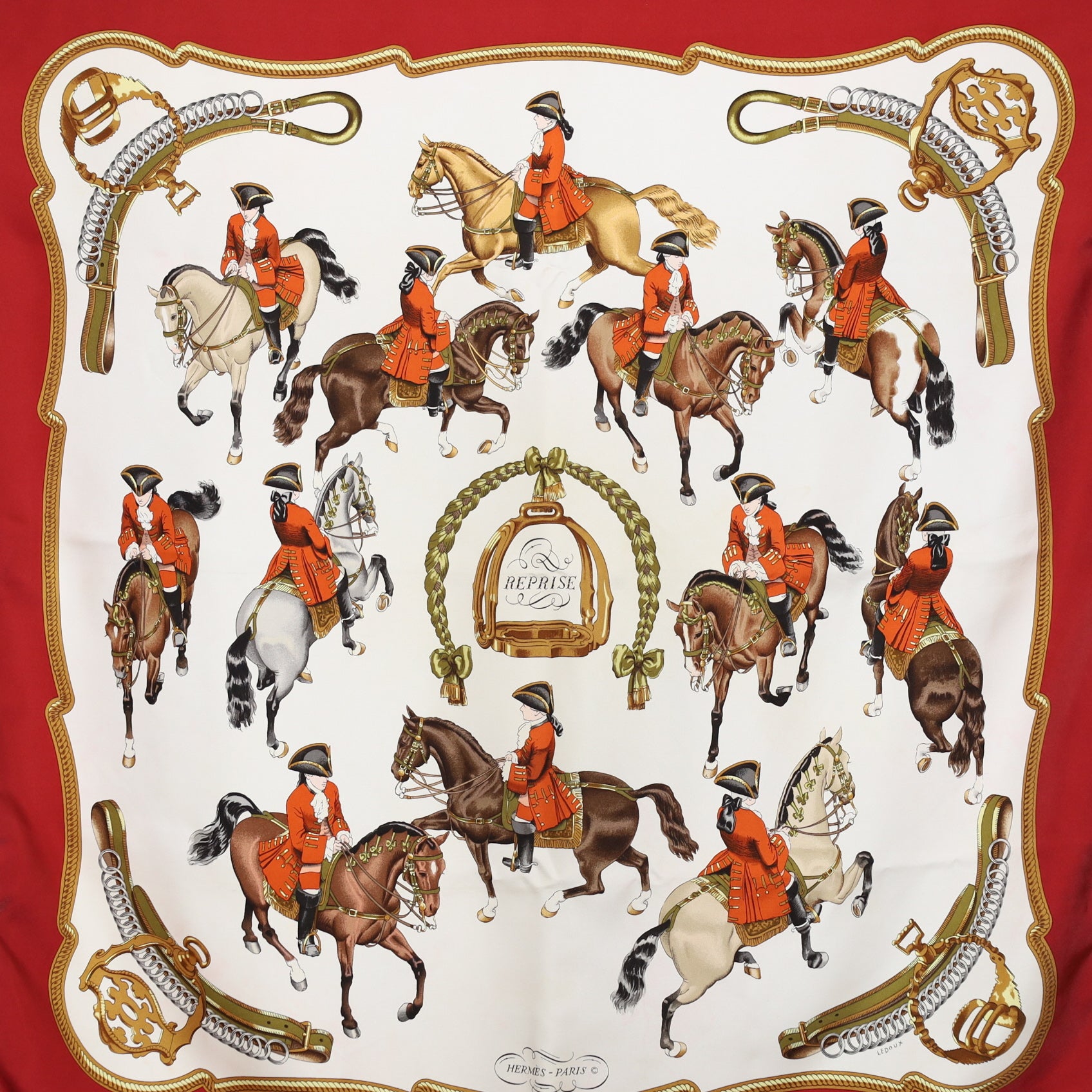Hermès Reprise Silk Scarf