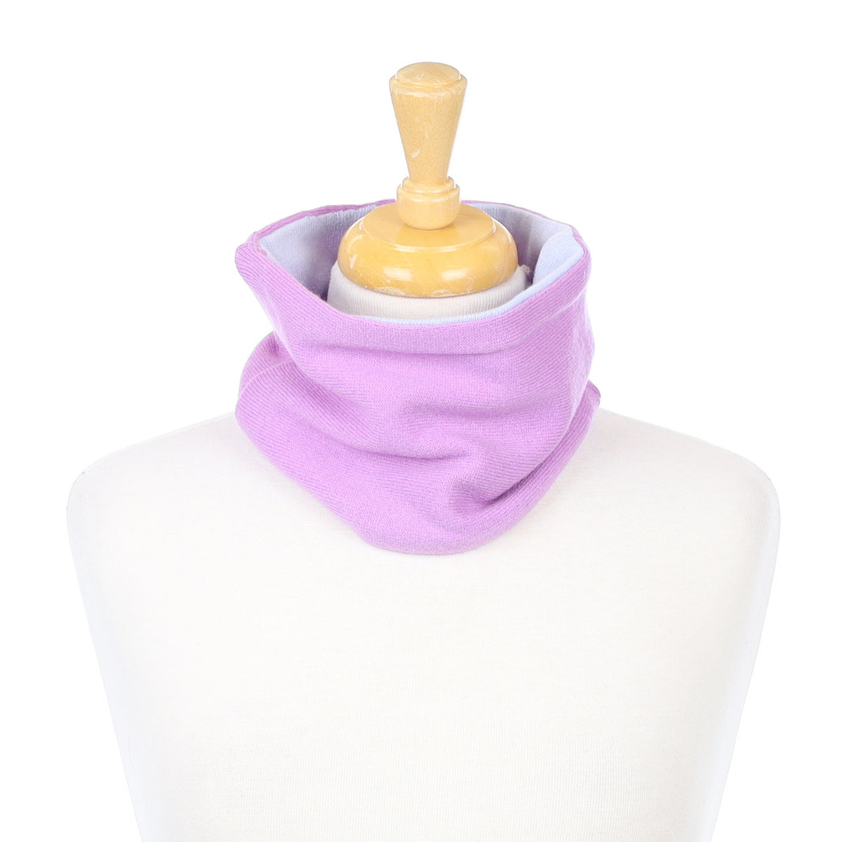 Lavender Purple and Sky Blue Neck Warmer