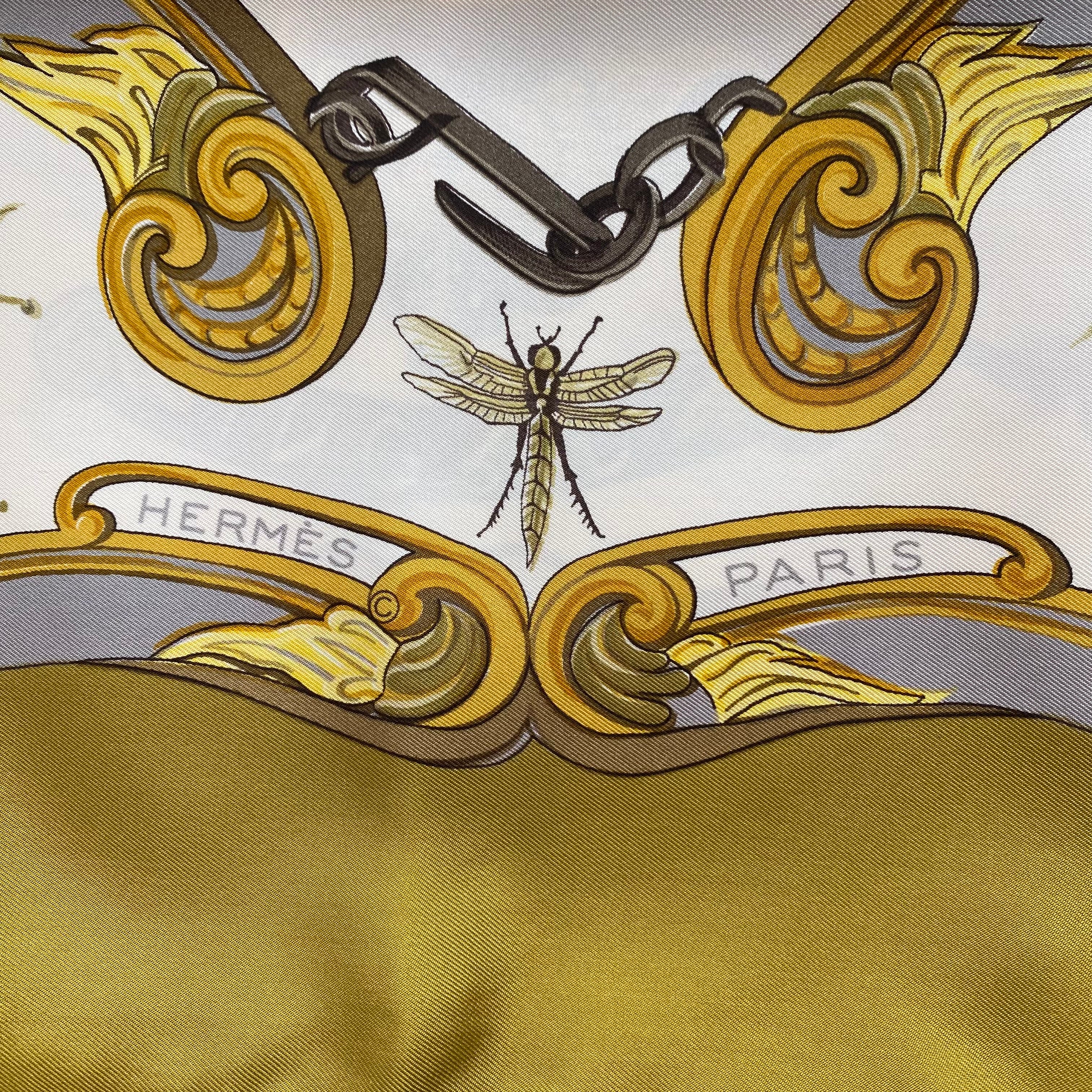 Hermès Ingrid 1969 Silk Scarf Rare