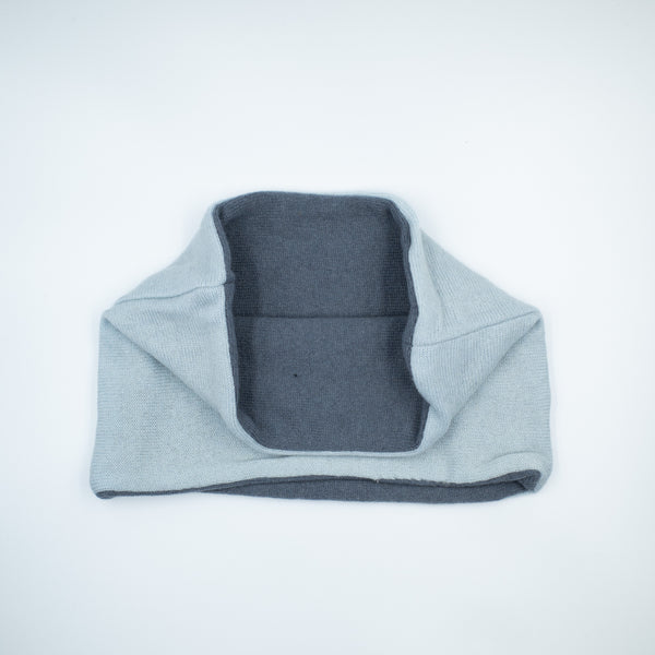 Men’s Pigeon Grey and Pale Blue Neck Warmer